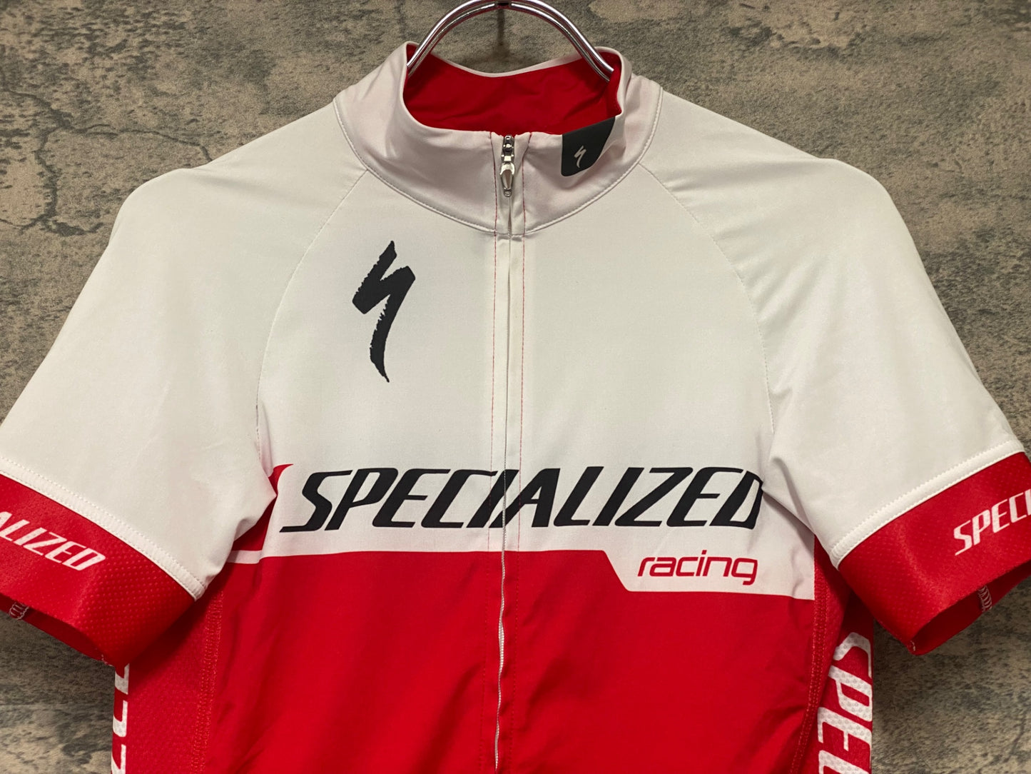 IZ304 スペシャライズド SPECIALIZED 半袖 サイクルジャージ S ホワイト レッド