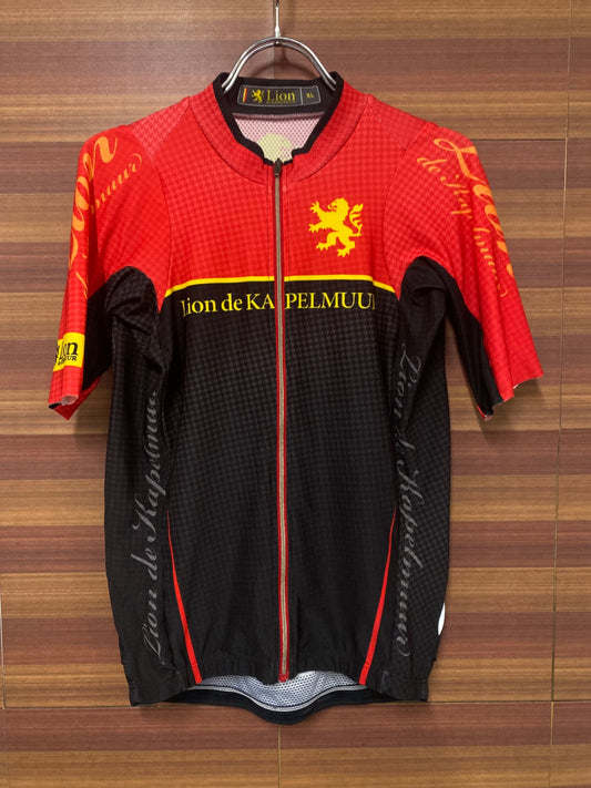 IS270 カペルミュール KAPELMUUR 半袖 サイクルジャージ 赤 黒 XL