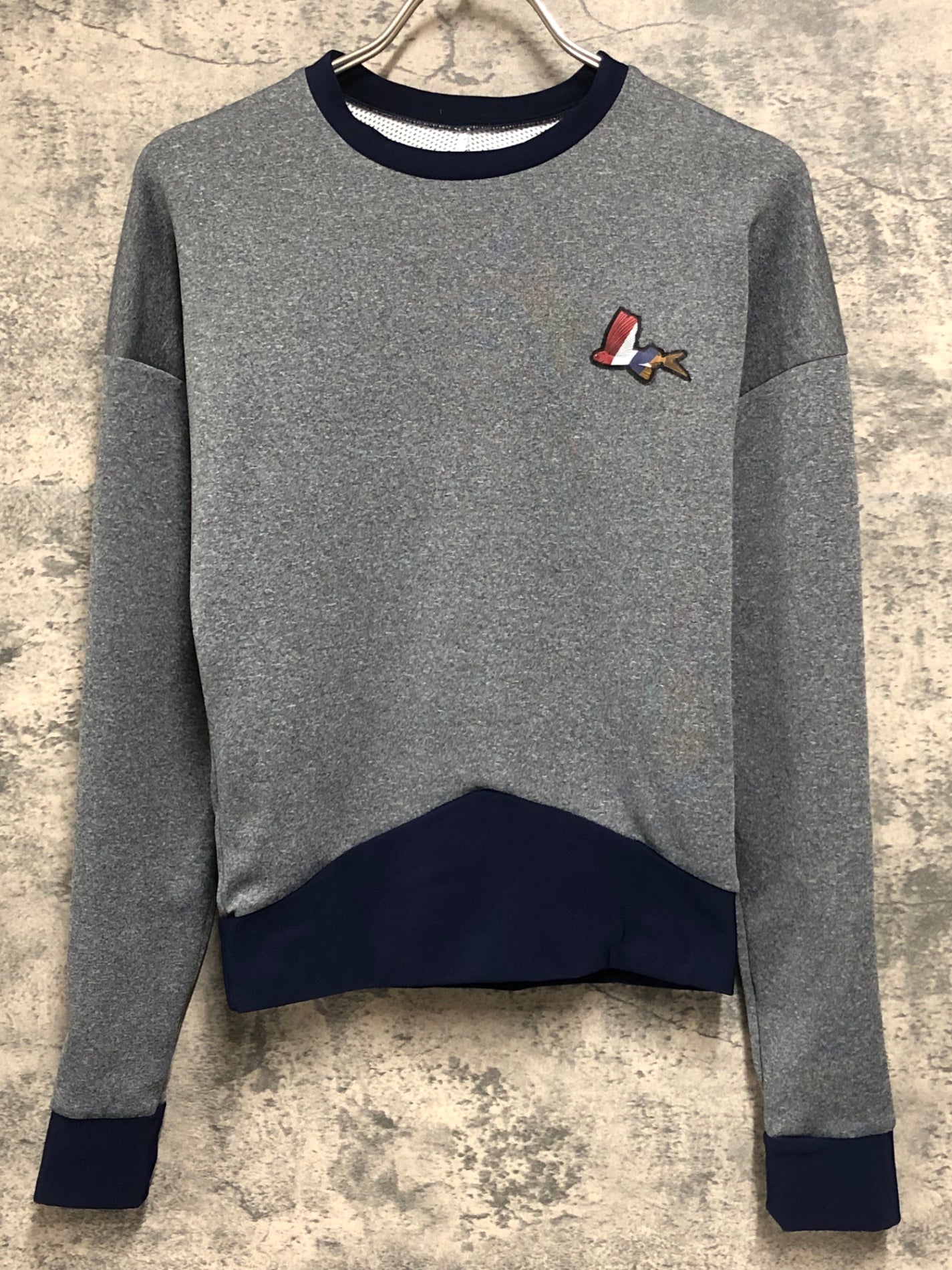 IY098 カフェドシクリステ Cafe du CYCLISTE Sylvie Women 長袖 サイクルジャージ グレー XS