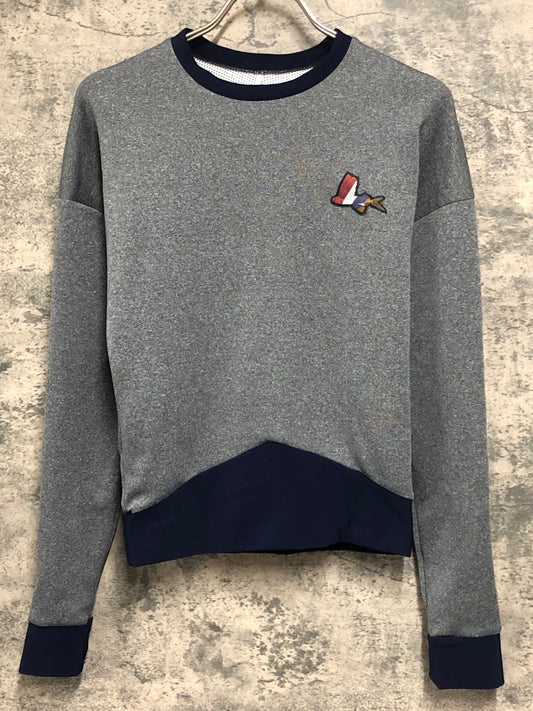 IY098 カフェドシクリステ Cafe du CYCLISTE Sylvie Women 長袖 サイクルジャージ グレー XS