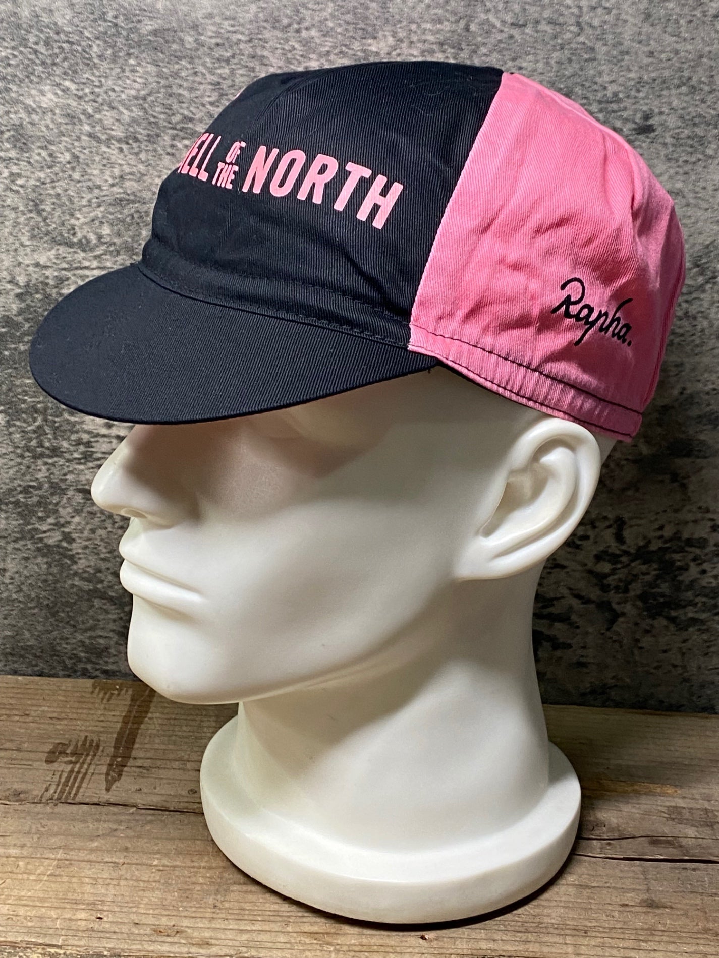 IT269 ラファ Rapha サイクルキャップ 黒 ピンク フリーサイズ