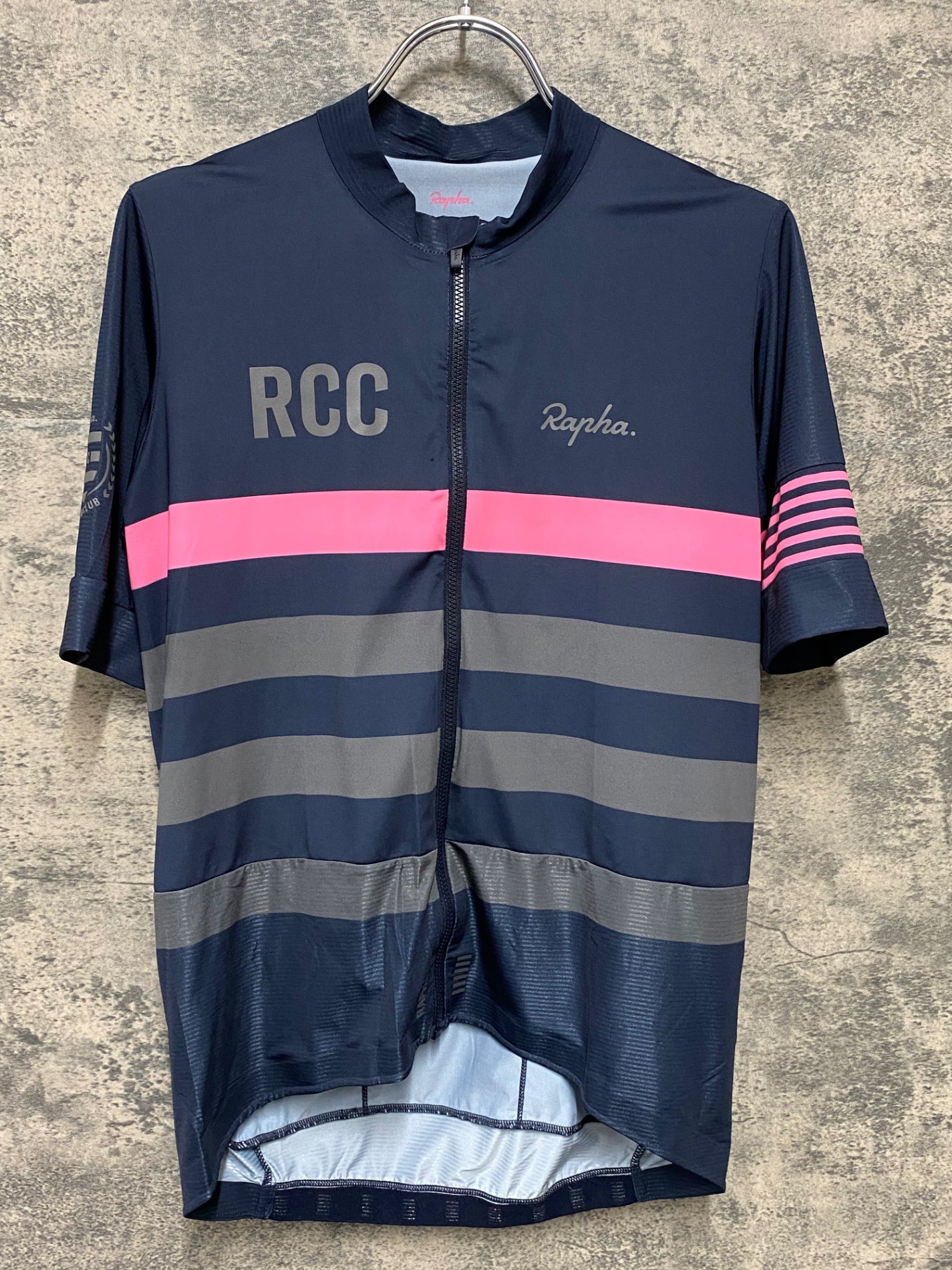 JA594 ラファ Rapha RCC PRO TEAM JERSEY 半袖 サイクルジャージ 黒 L