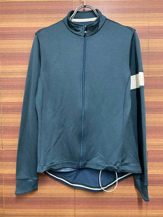 IB474 ラファ Rapha CLASSIC LONG SLEEVE JERSEY 長袖 サイクルジャージ 濃紺 M