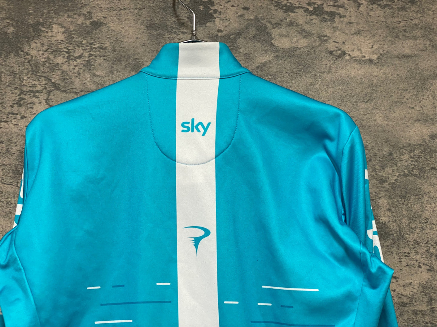 JC800 カステリ CASTELLI LONG SLEEVE THERMAL JERSEY 長袖 サイクルジャージ 水色 M 裏起毛 TEAM sky