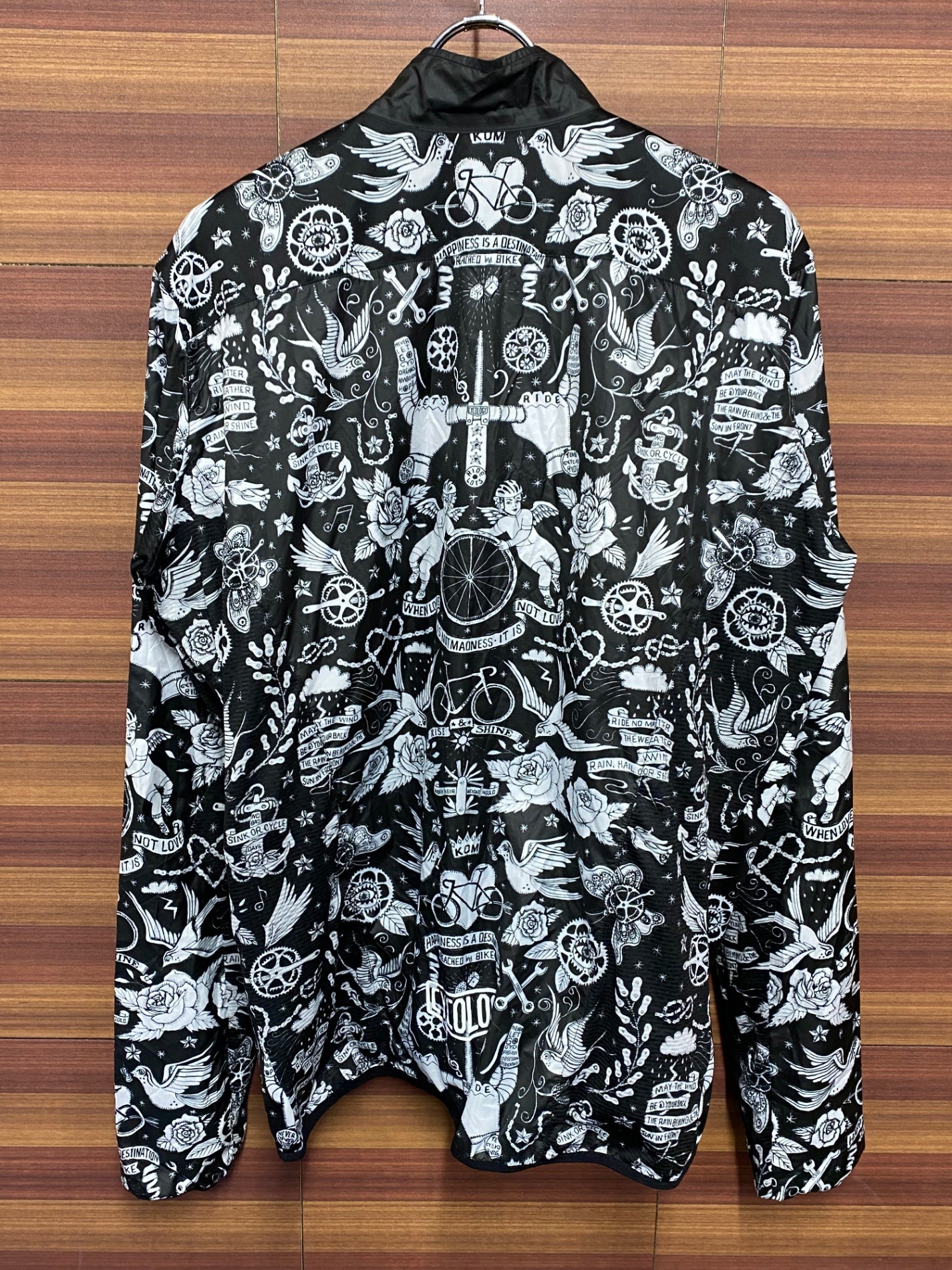 IT533 サイコロジー CYCOLOGY 長袖ウィンドブレーカー 黒 XL