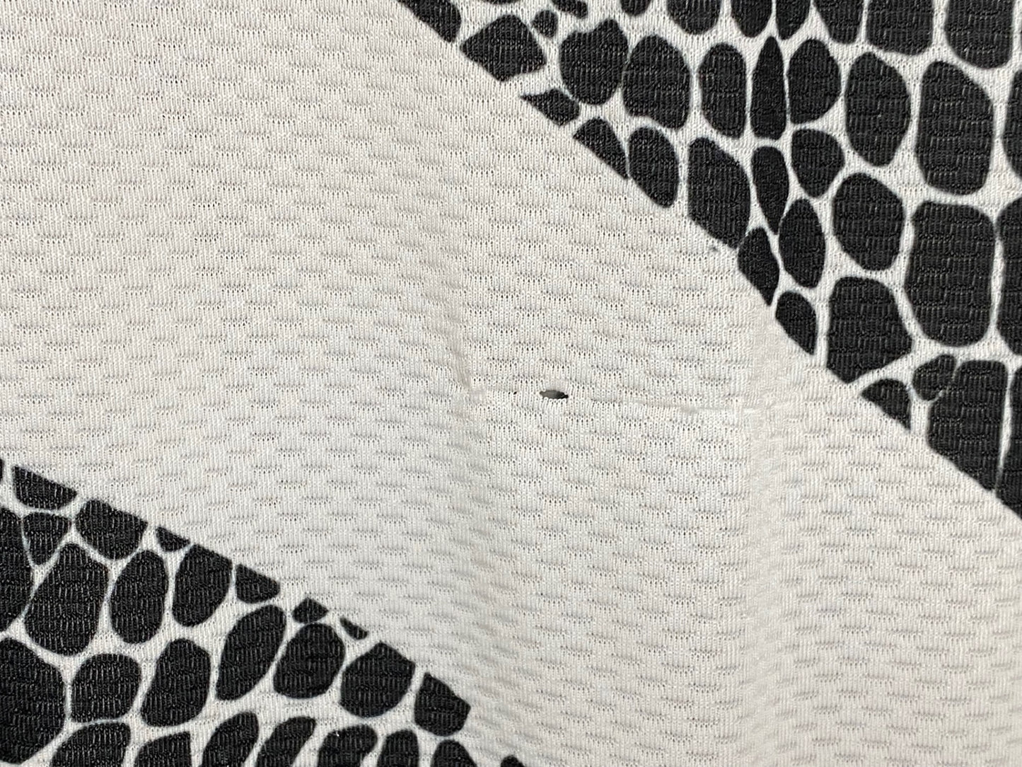 JC673 サンボルト SUNVOLT 半袖 セパレート ワンピース 白 黒 L BLACK MAMBA ※穴開き