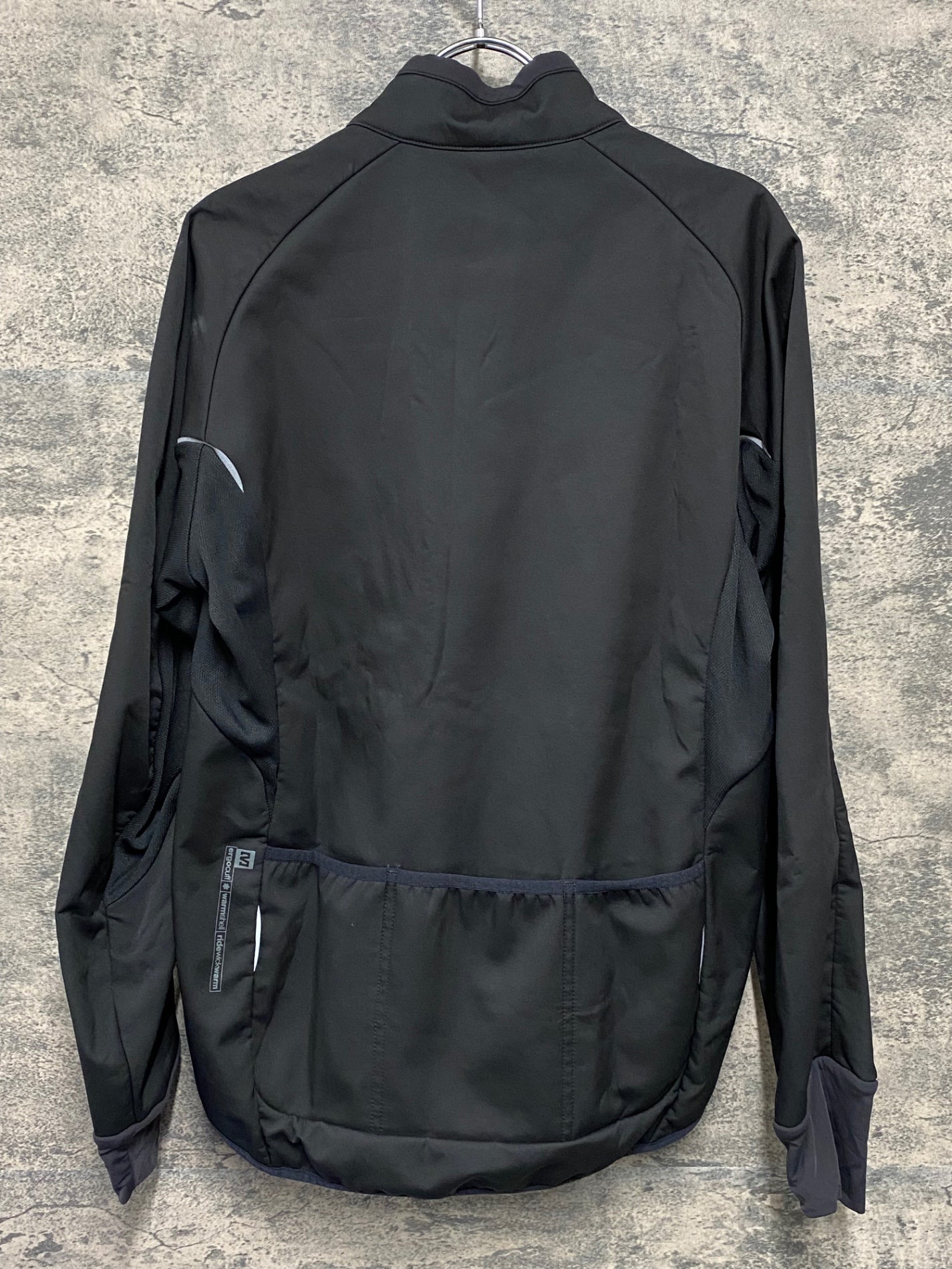 IY489 マヴィック MAVIC 長袖 サイクルジャケット 裏起毛 黒 Lサイズ