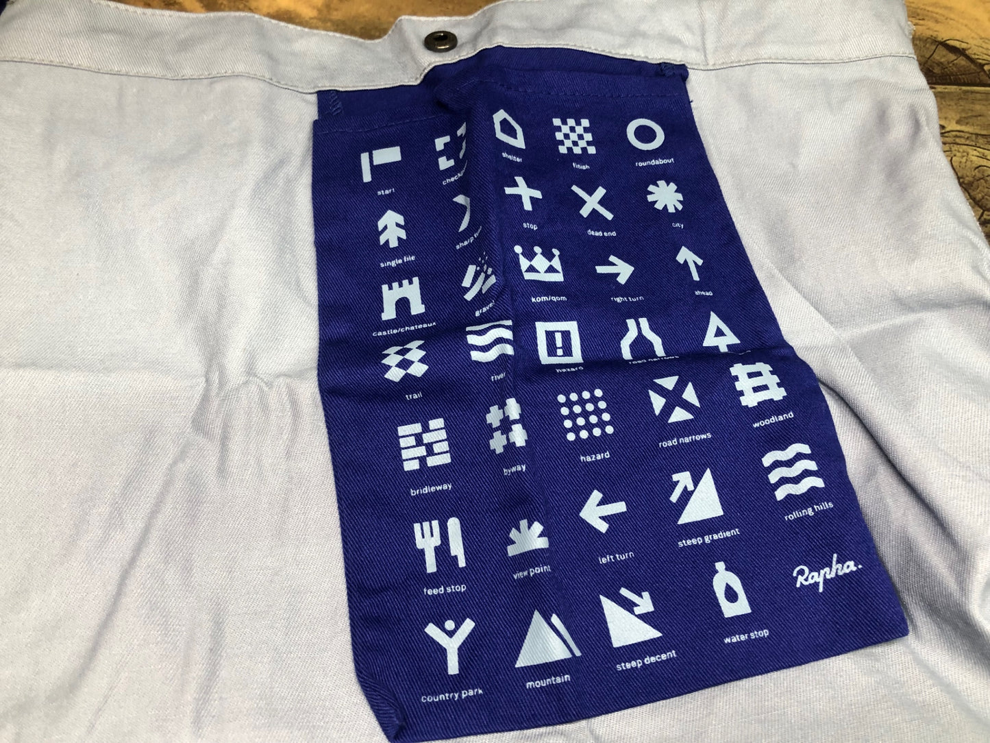 IT292 ラファ Rapha サコッシュ グレー 青 shimanami-jpn