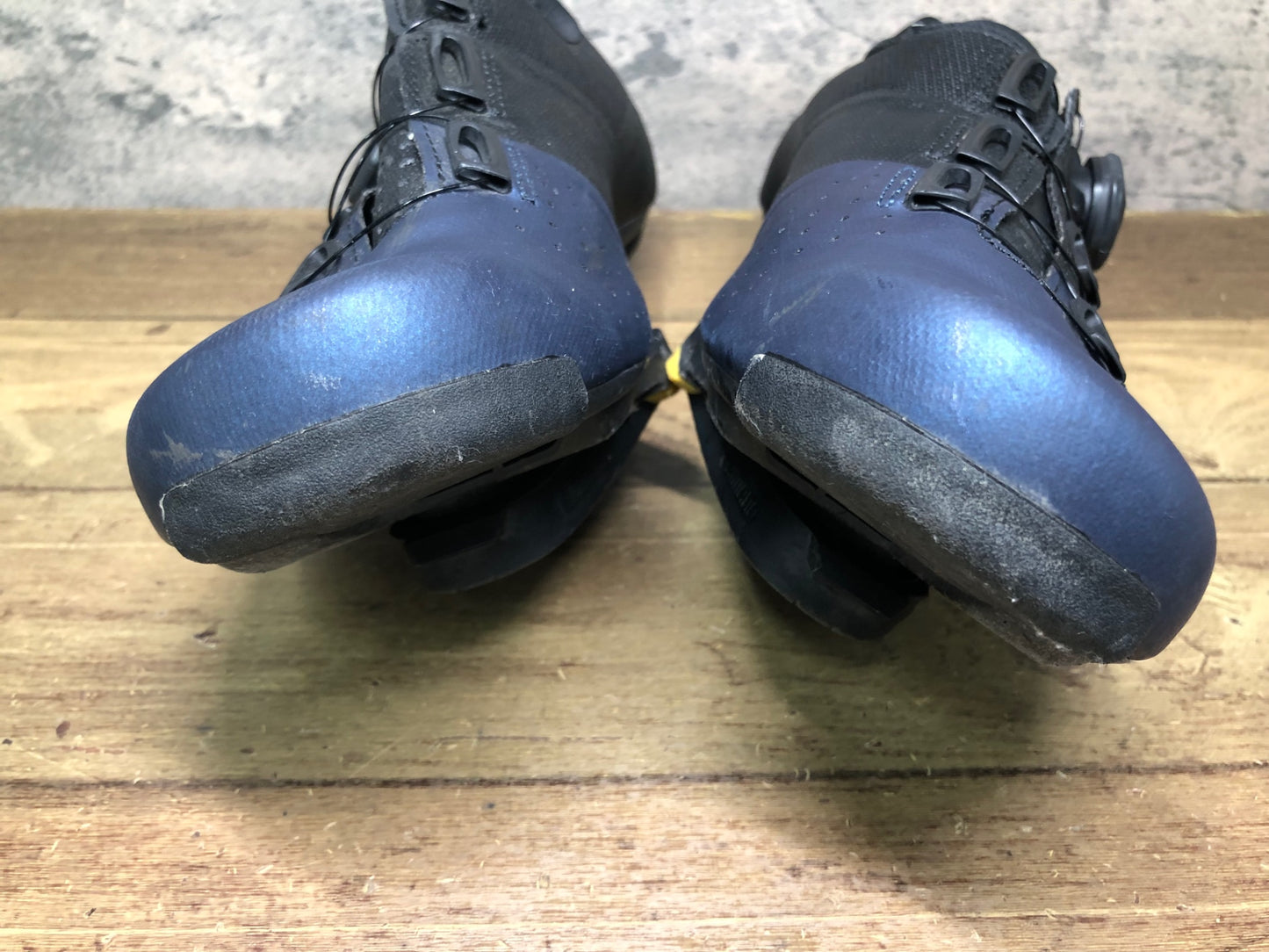 JB517 フィジーク fizik TEMPO OVERCURVE R4 WIDE Shoes ビンディングシューズ 紺 黒 EU41 3穴