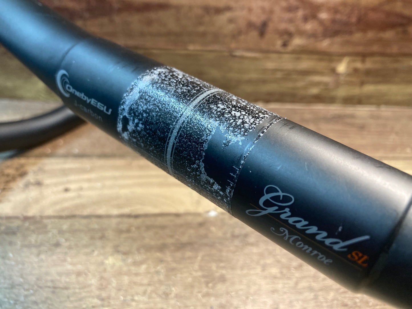 IN448 ワンバイエス OnebyESU J-carbon Grand Monroe SL カーボン ドロップハンドル ブラケット部C-C360mm Φ31.8