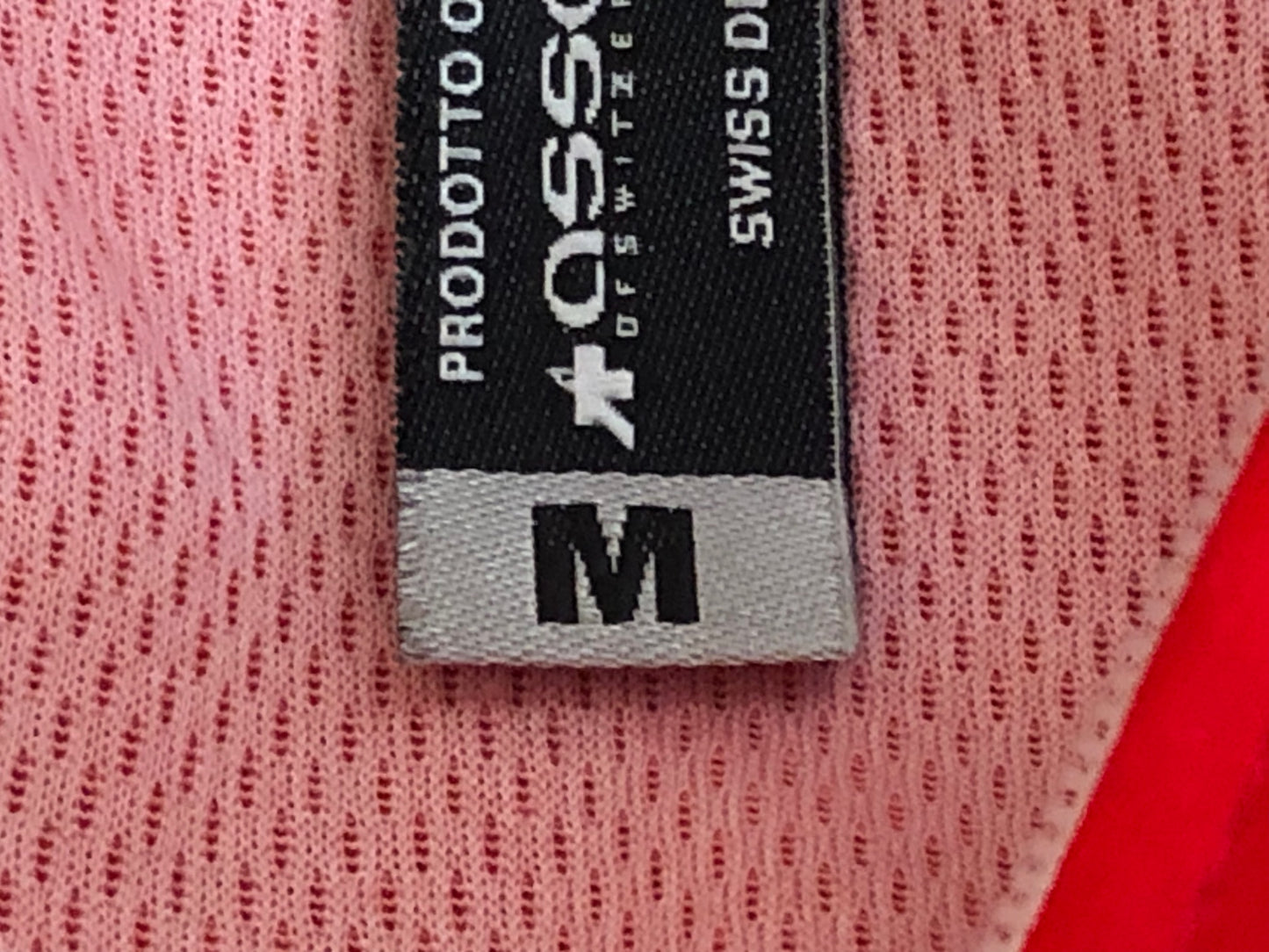 IU911 アソス assos 半袖 サイクルジャージ 赤 M 黄ばみ