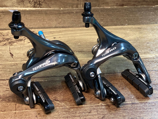 IJ484 テクトロ TEKTRO R525 キャリパーブレーキ 前後セット グレー