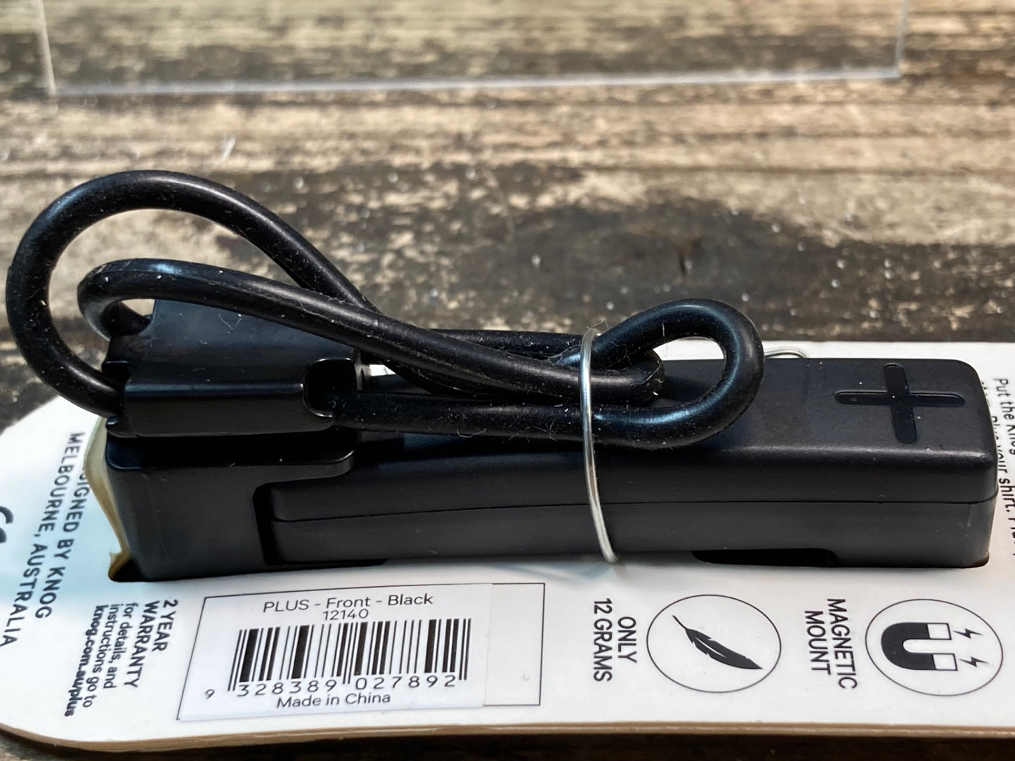 IR283 ノグ knog PLUS FRONT フロントライト 黒