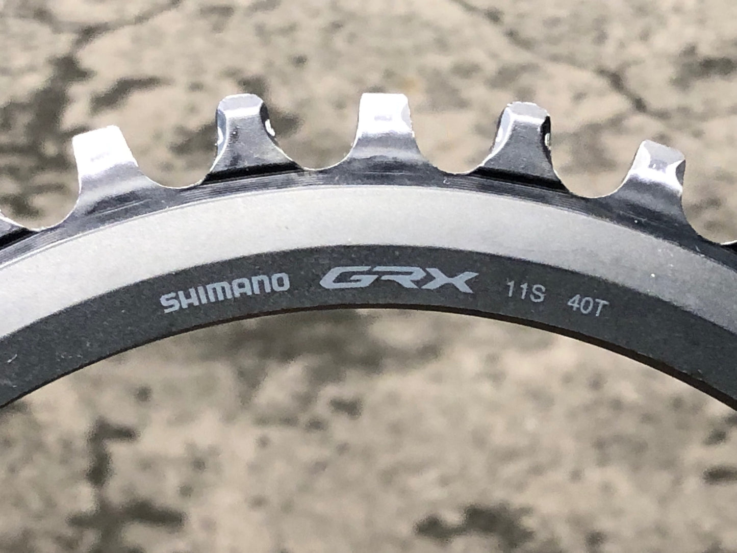 JC743 シマノ SHIMANO GRX FC-RX610 クランクセット 165mm 40T ※クランク取付ボルト非純正