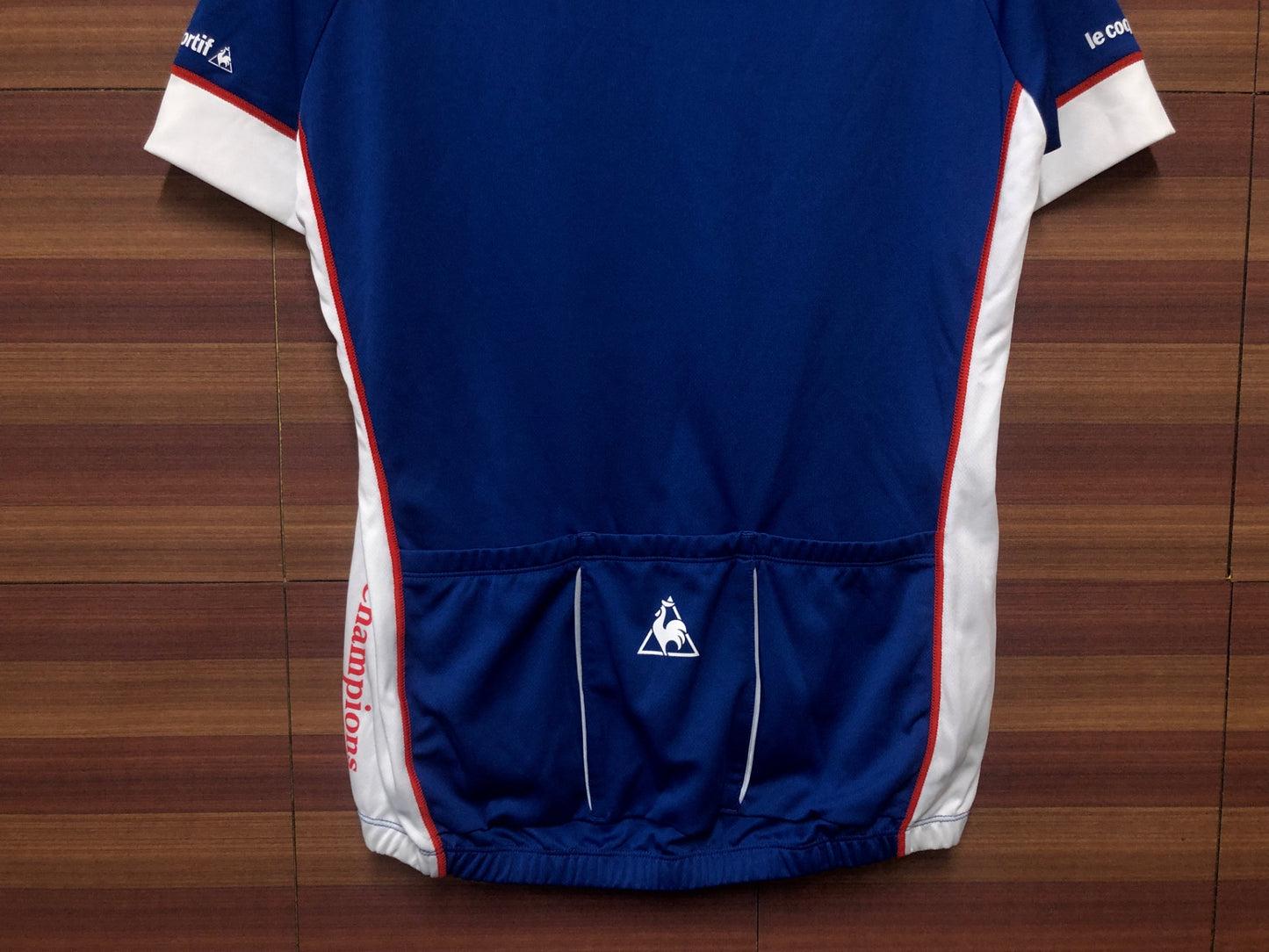 IF135 ルコックスポルティフ le coq sportif 半袖 サイクルジャージ 青 L