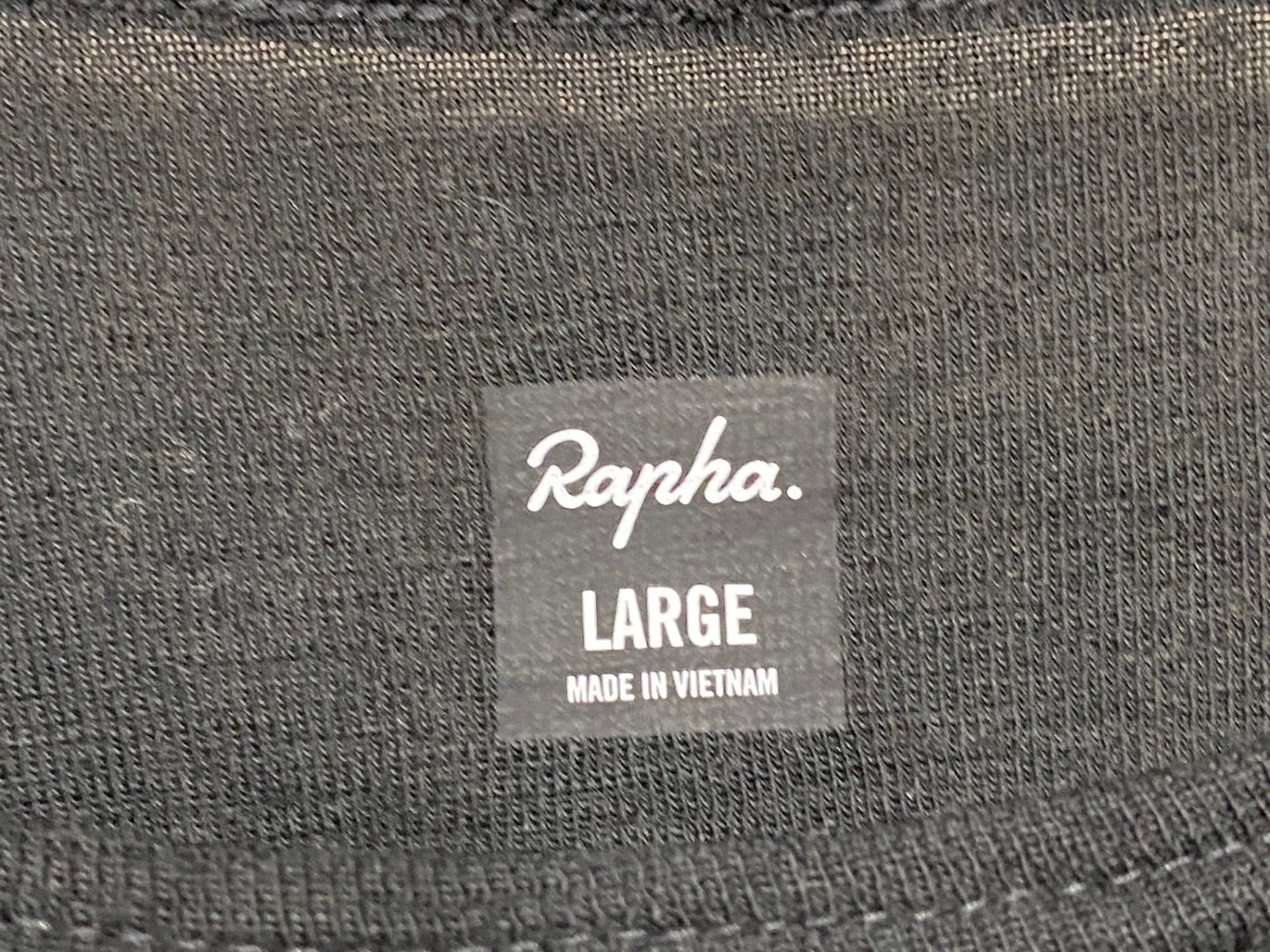 JB056 ラファ Rapha MERINO BASE LAYER - LONG SLEEVE 長袖 ベースレイヤー 黒 L