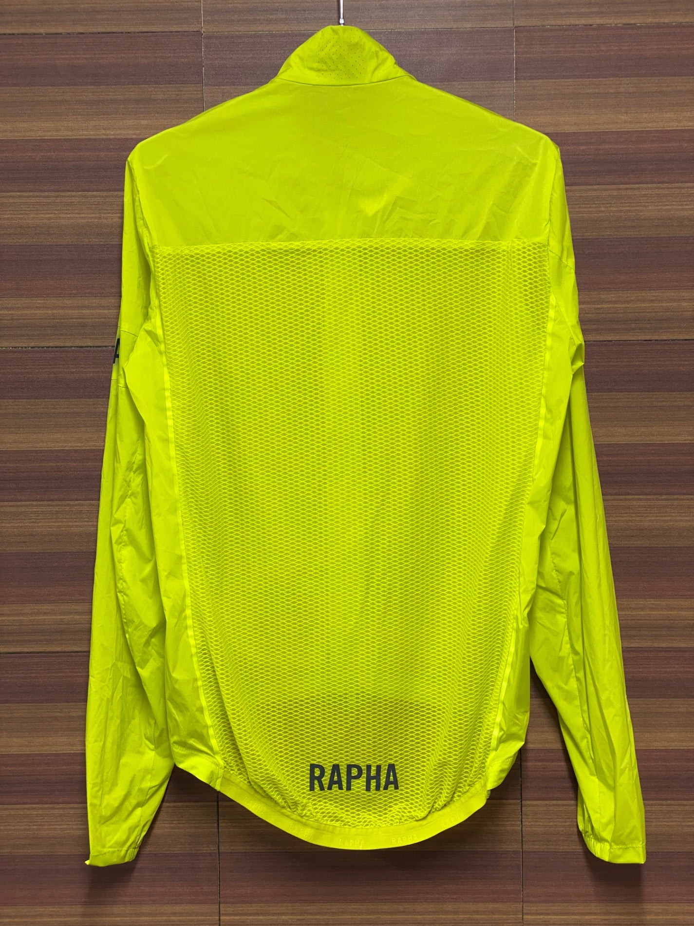 II624 ラファ Rapha PRO TEAM LIGHTWEIGHT WIND JACKET 長袖 ウィンドブレーカー 黄 S