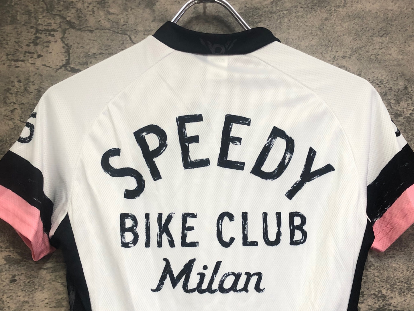 IW592 ツインシックス TWIN SIX 半袖 サイクルジャージ 白ピンク women's S