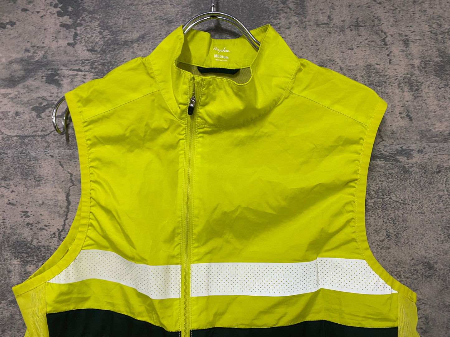 IY042 ラファ Rapha BREVET GILET ジレ サイクルベスト 黄 M