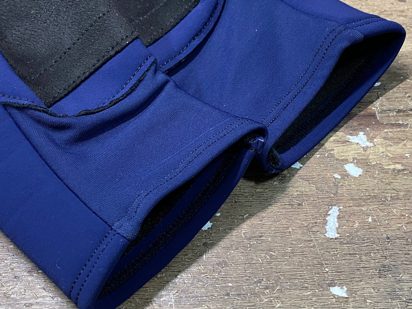 IO549 ラパッション la PASSIONE Winter Gloves 長指 サイクルグローブ 裏起毛 紺 M/L