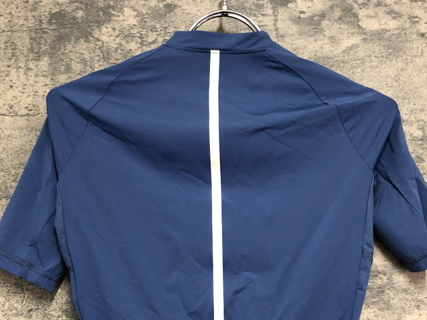 IX028 ユニバーサルカラーズ Universal Colers MONO 半袖 サイクルジャージ 青 XS