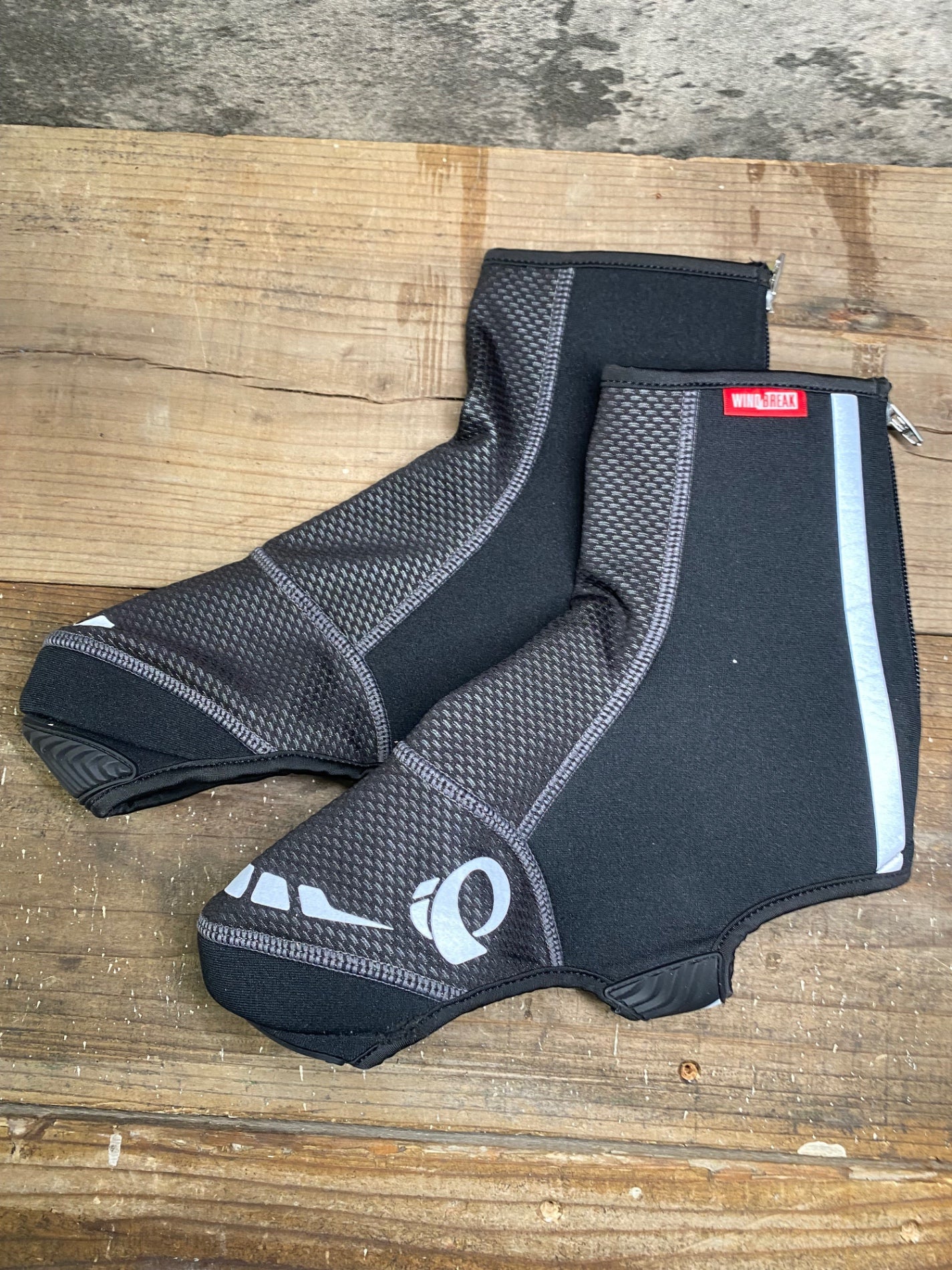 IO862 パールイズミ PEARL iZUMi シューズカバー 黒 L 裏起毛 WINDBREAK