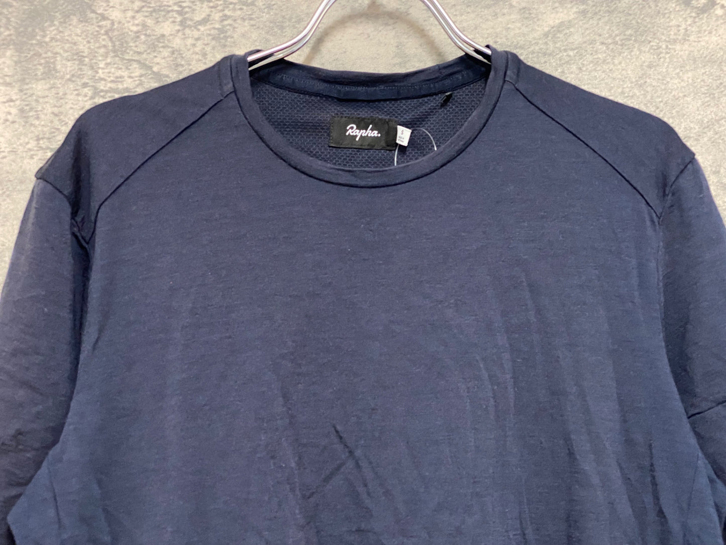 JB333 ラファ Rapha MERINO T-SHIRT 半袖 Tシャツ 紺 S