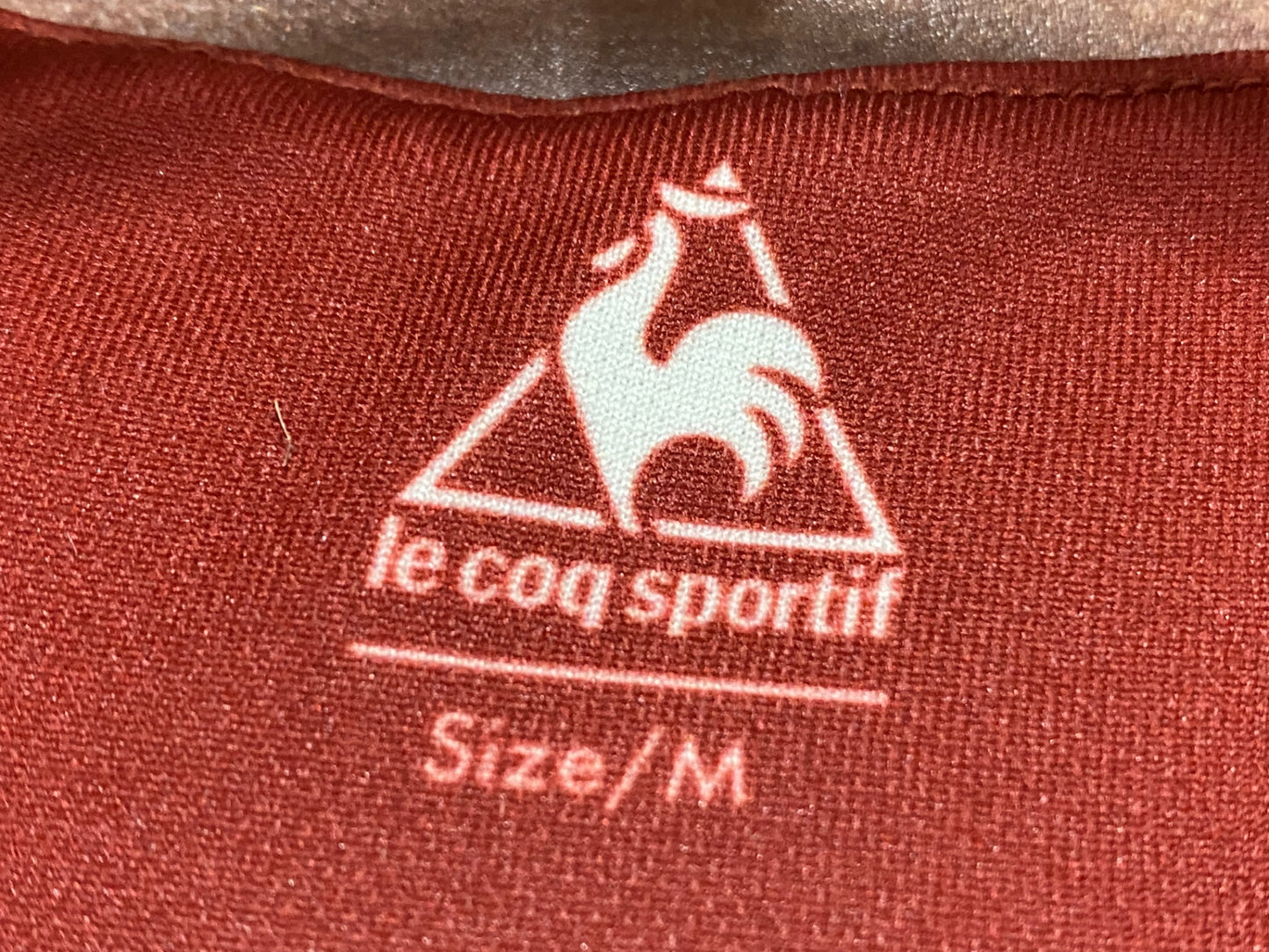 IH921 ルコックスポルティフ Lecoq sportif 長袖 サイクルジャージ 赤 M