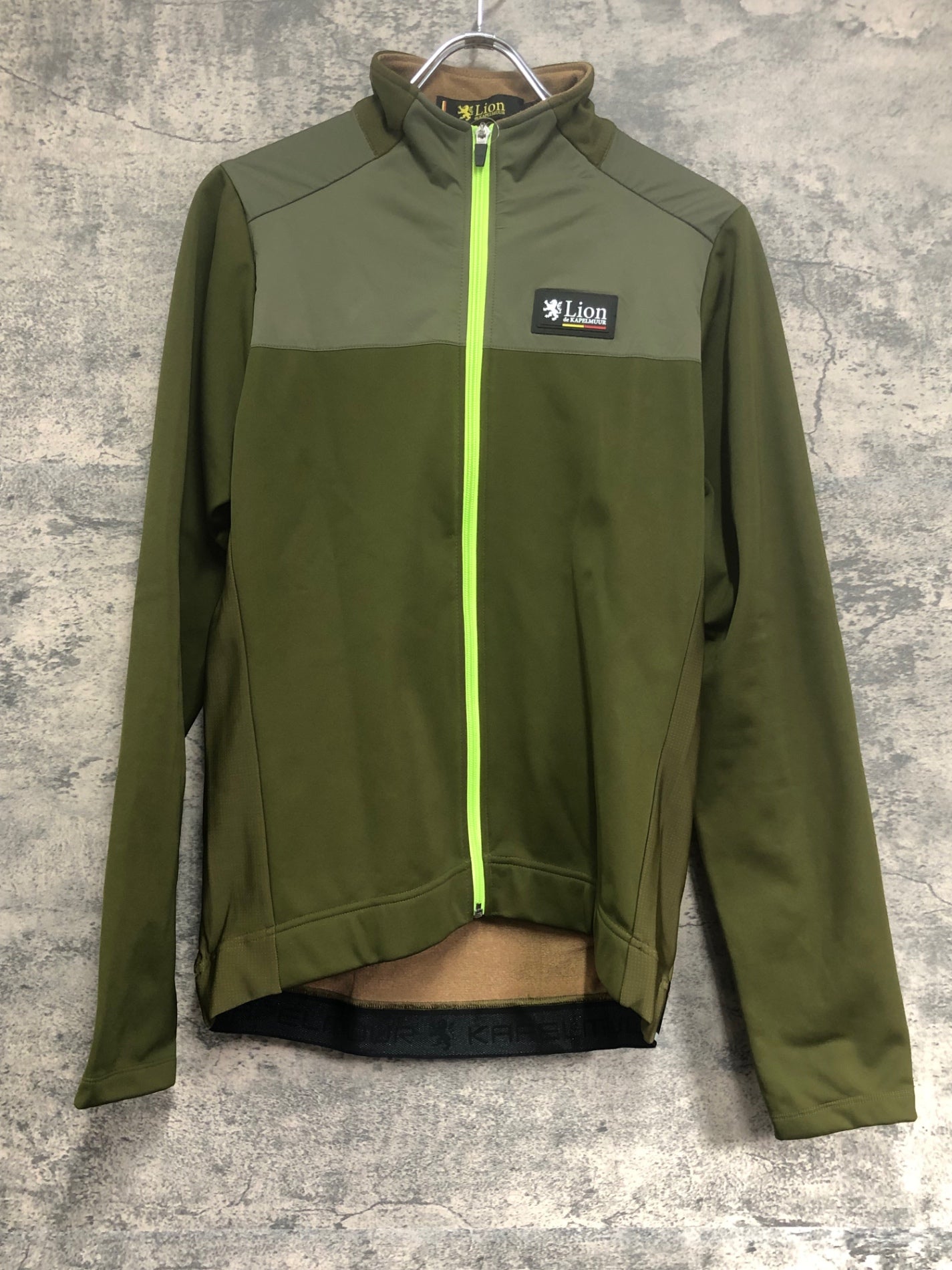 IX182 リオンドカペルミュール Lion de KAPELMUUR 長袖 サイクルジャケット カーキ L