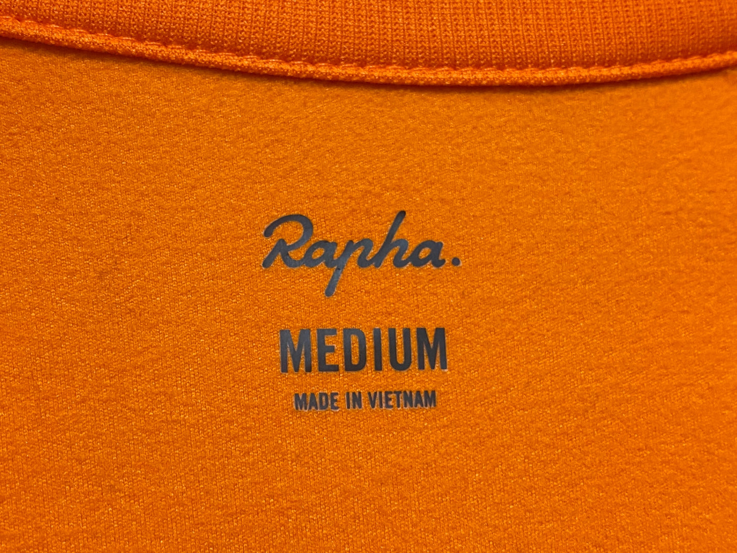 HZ303 ラファ Rapha CORE LONG SLEEVE JERSEY 長袖 サイクルジャージ オレンジ M 裏起毛