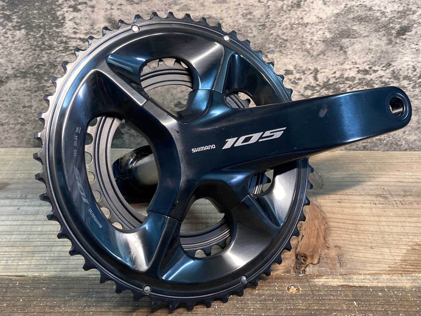IH573 シマノ SHIMANO 105 FC-R7100 クランクセット 50/34T 170mm 完成車外し