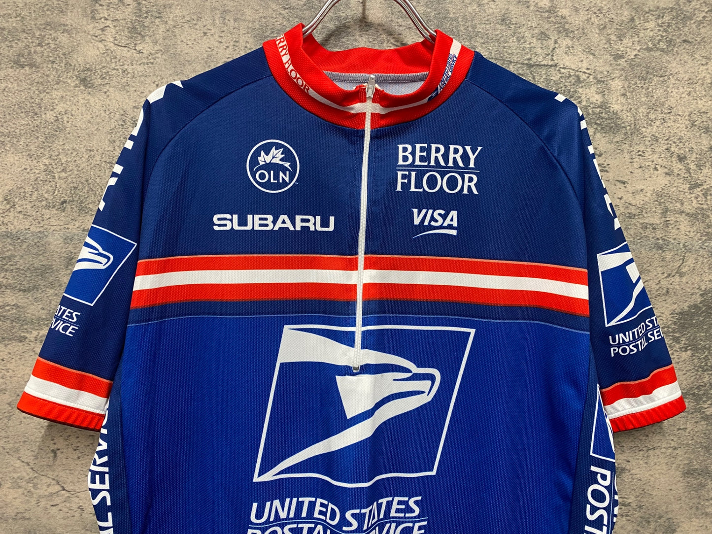 JA897 ナイキ NIKE TREK 半袖 サイクルジャージ XL 青