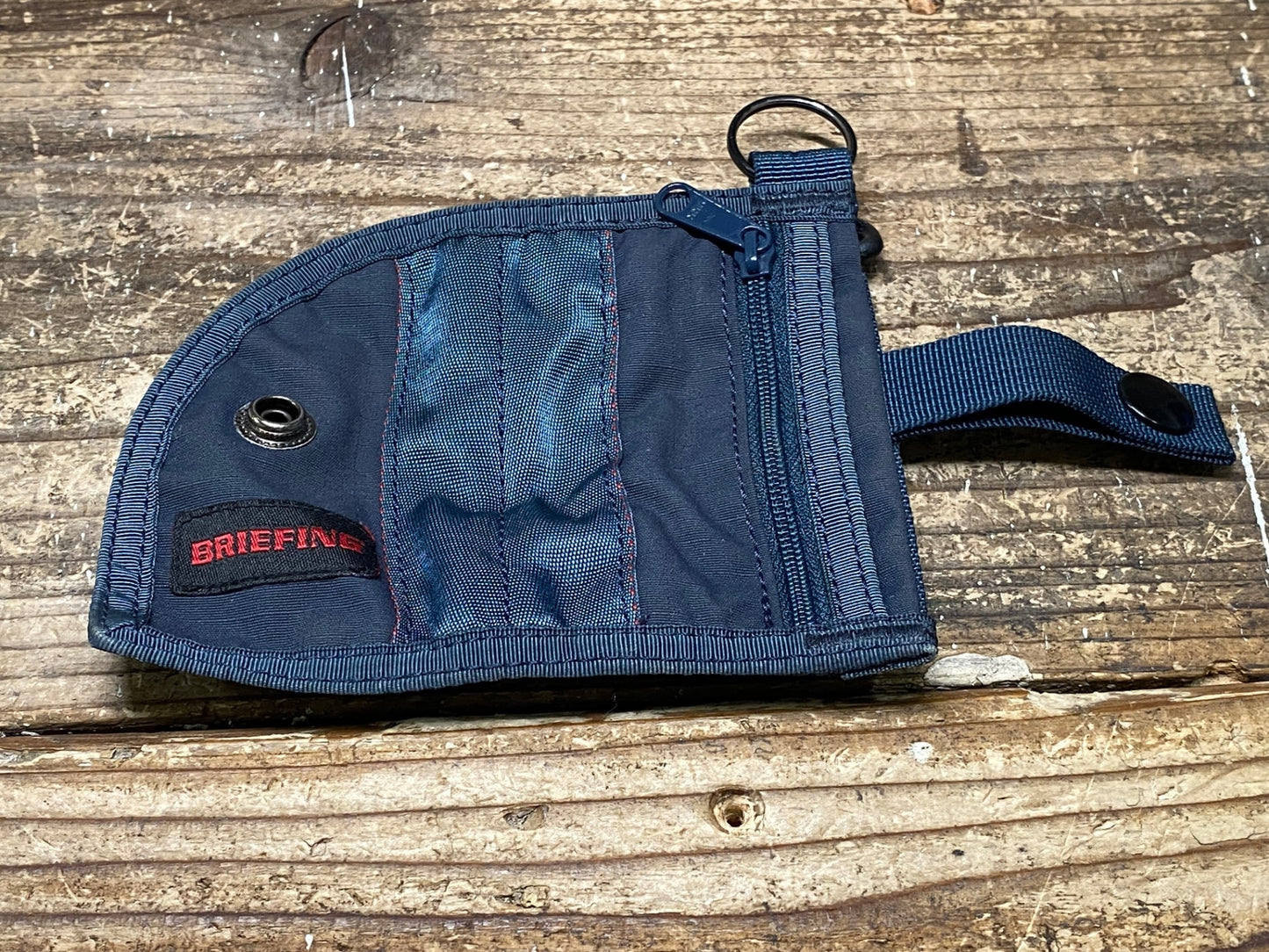 IW510 ブリーフィング BRIEFING カードコインケース 青