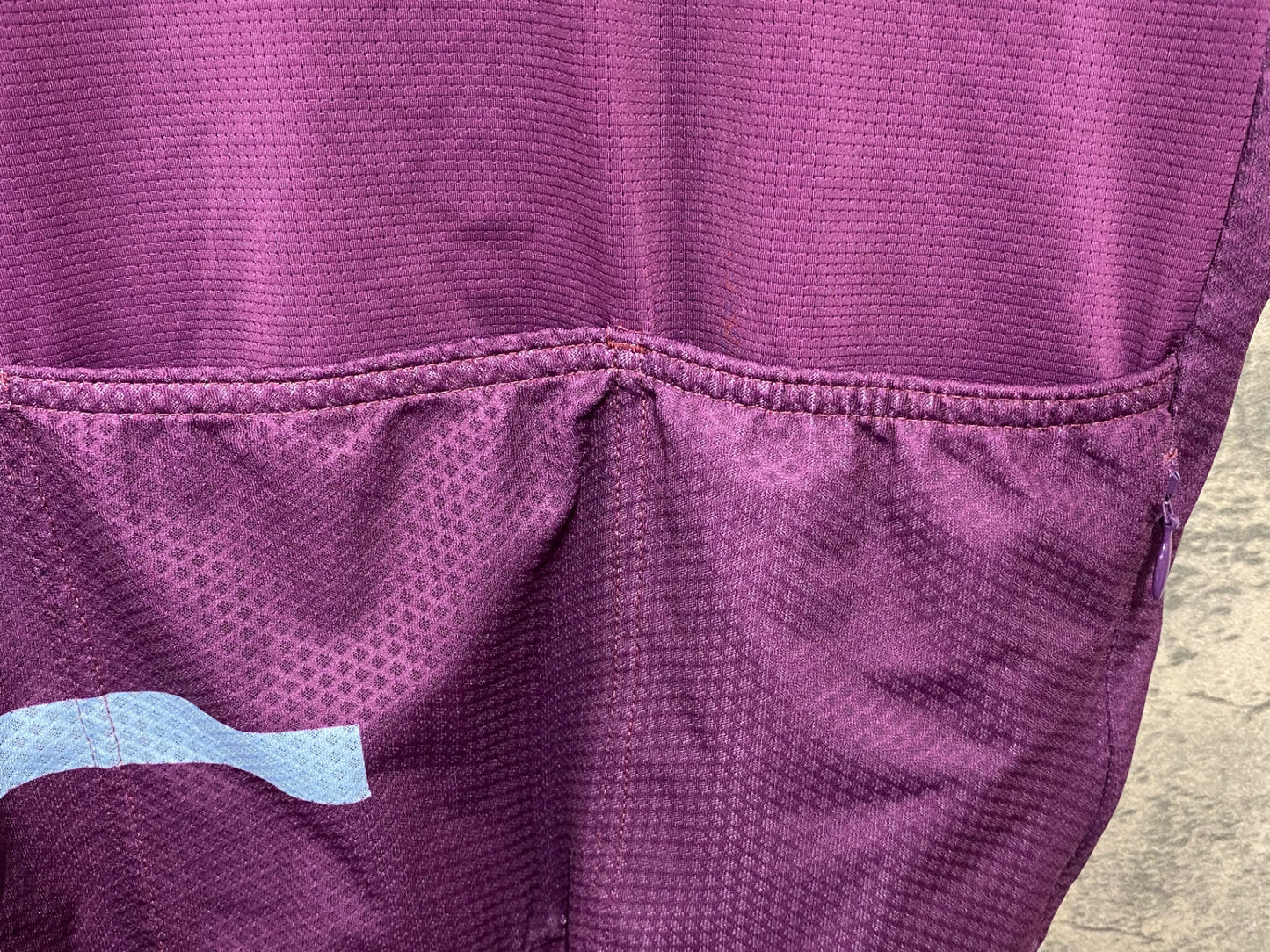 JA878 プロトンドパリ Peloton de Paris 半袖 サイクルジャージ 紫 L