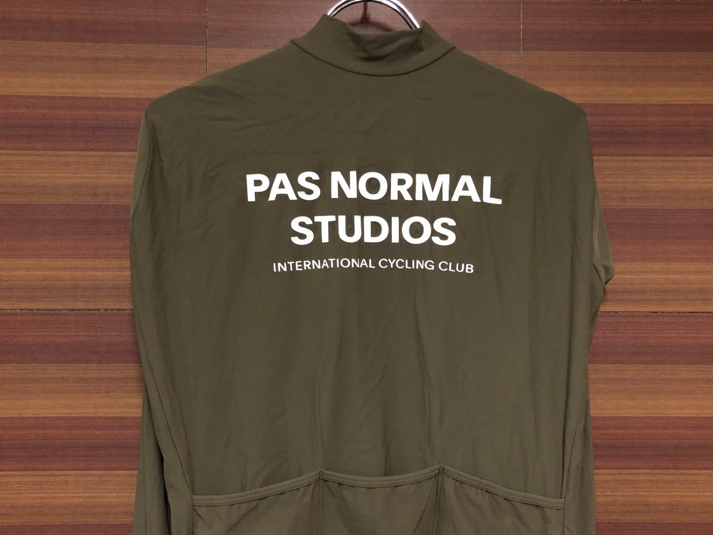 IL731 パスノーマル PAS NORMAL STUDIOS MECHANISM LONG SLEEVE 長袖 サイクルジャージ ベージュ Lサイズ