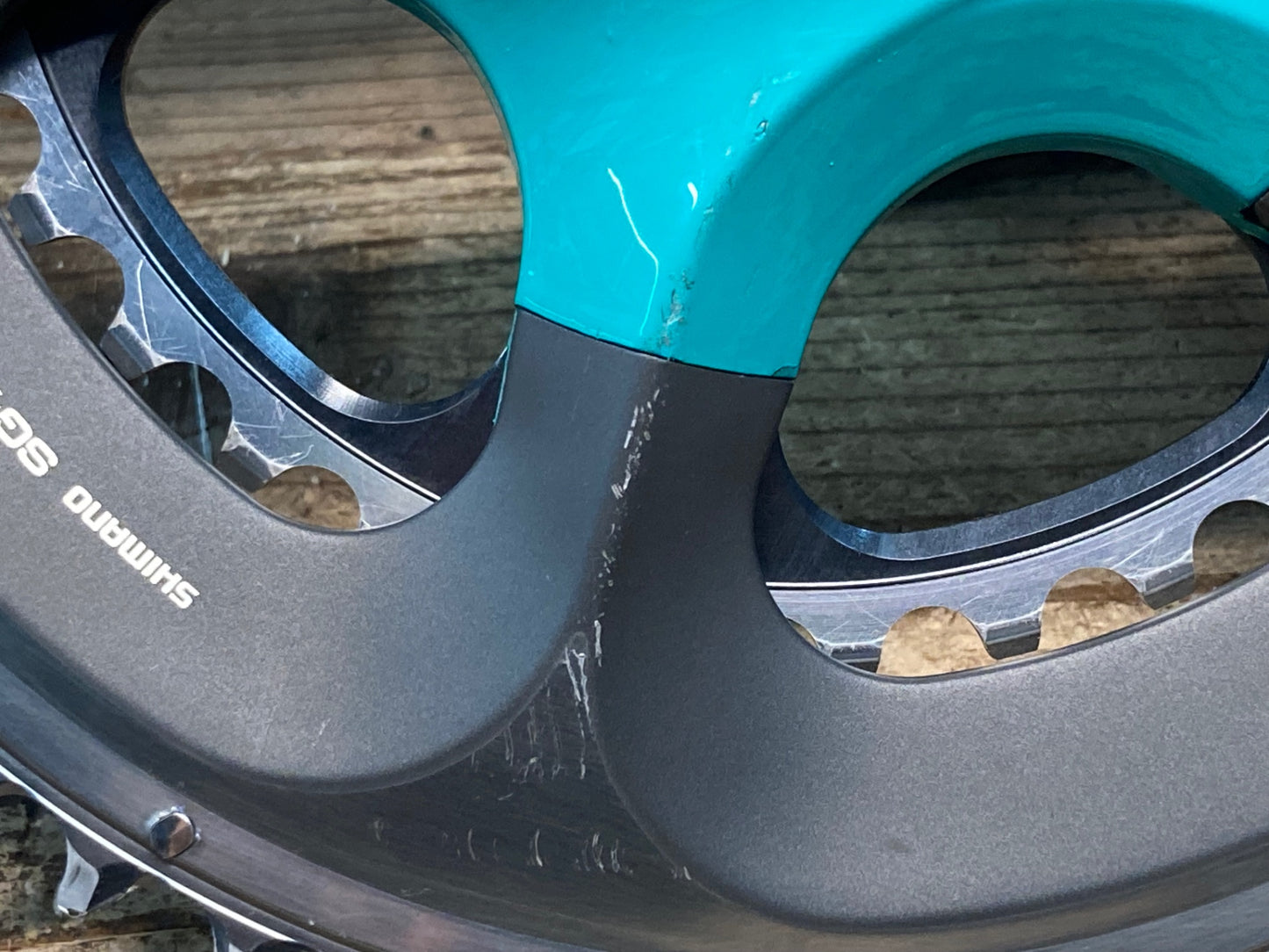 IW356 シマノ SHIMANO デュラエース DURA-ACE FC-7900 クランクセット 50/34T 170mm カスタムペイント