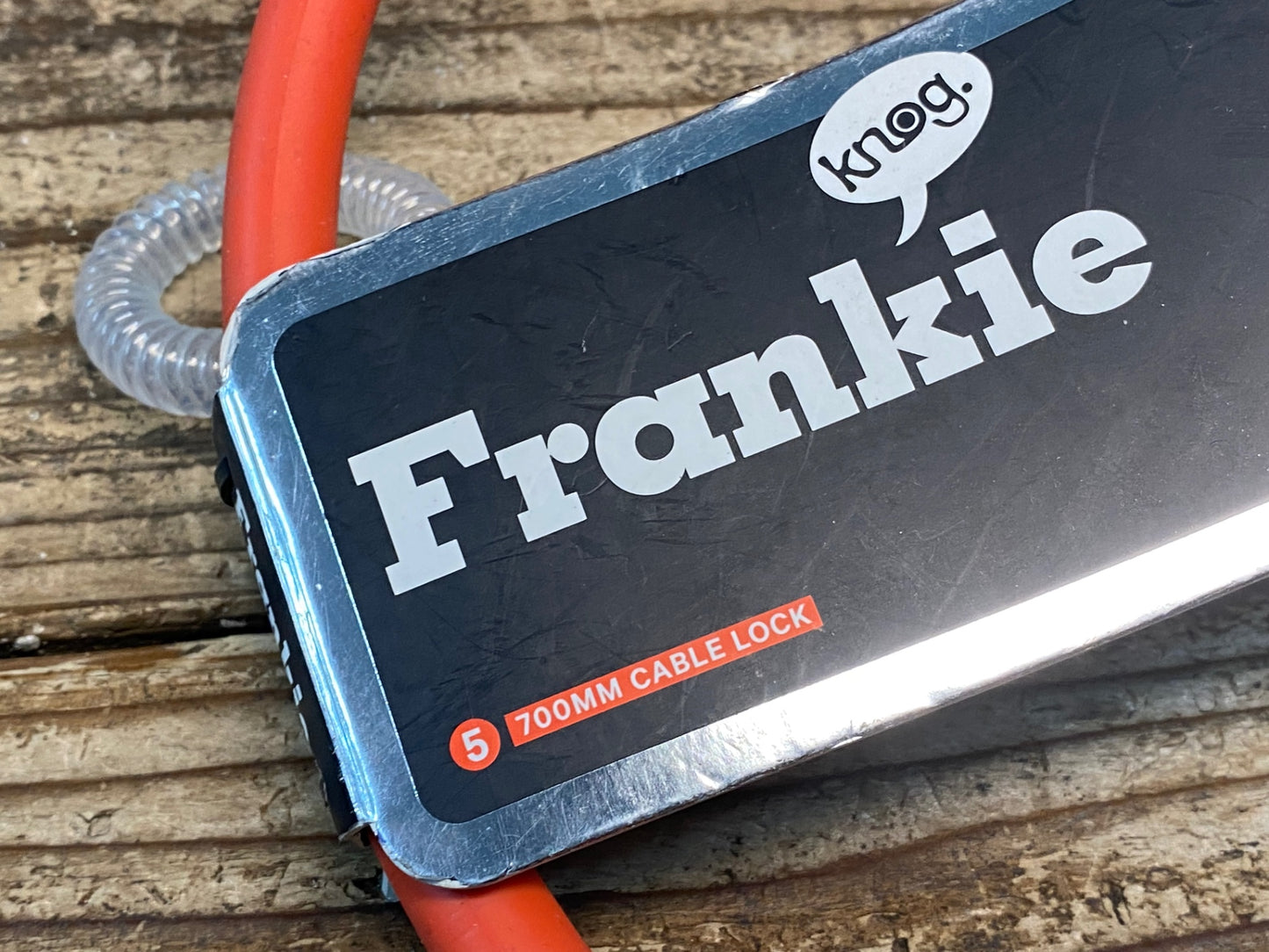 IL034 ノグ knog フランキー Frankie ケーブルロック 赤