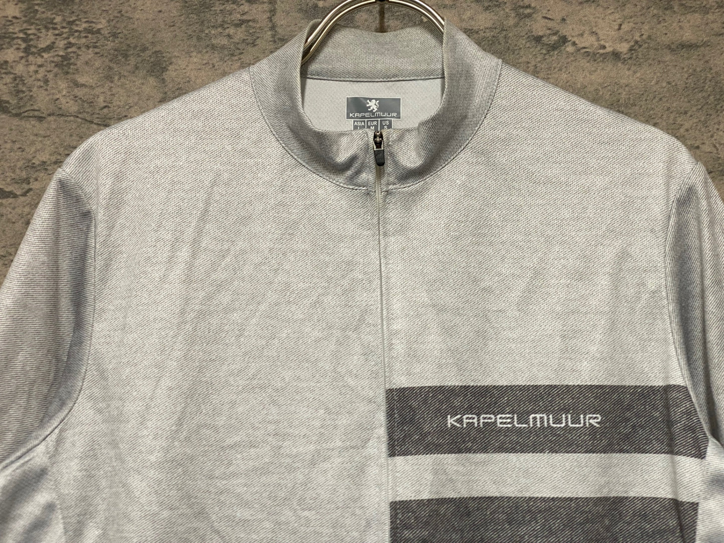 JB431 カペルミュール Kapelmuur 半袖サイクルジャージ Lサイズ 灰色