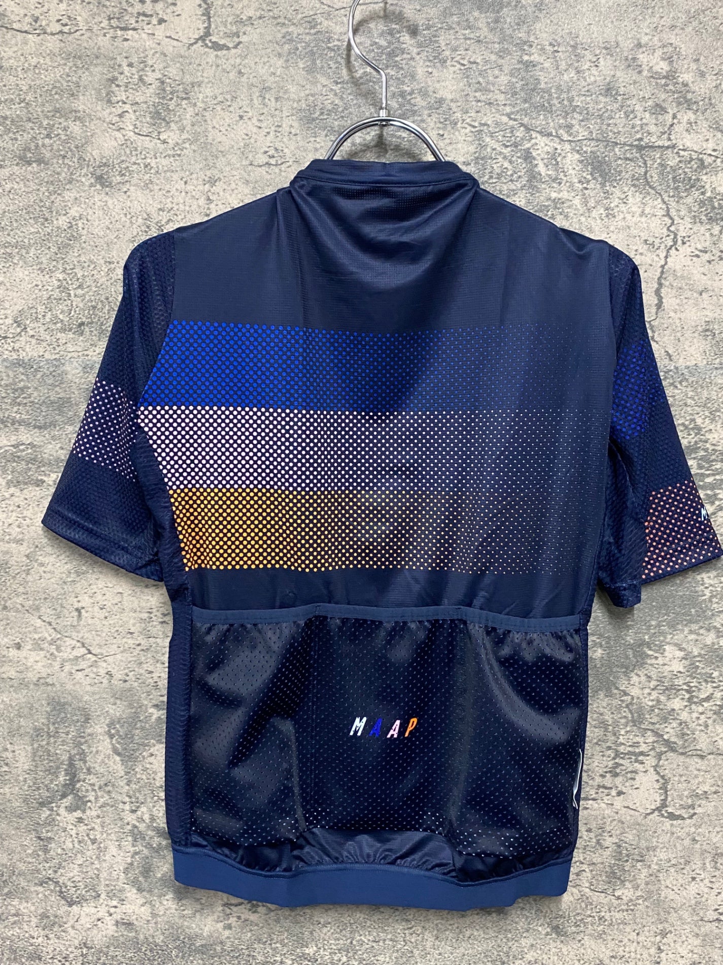 IY148 マープ MAAP PRO FIT 半袖 サイクルジャージ S ネイビー