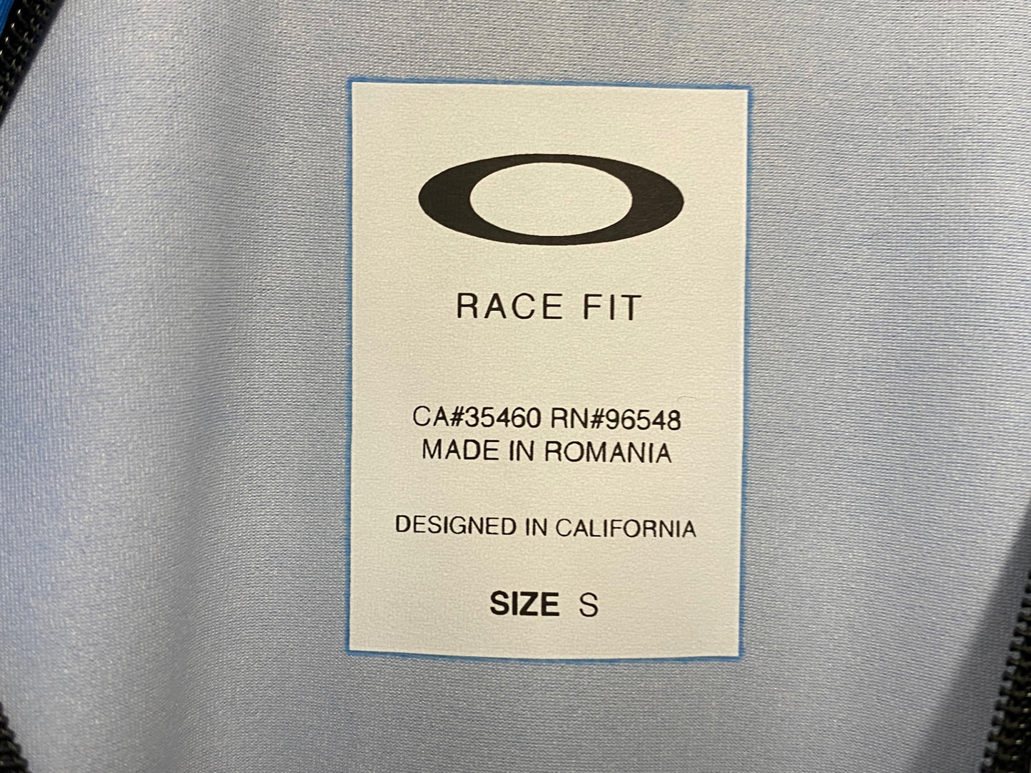 IY890 オークリー OAKLEY 半袖 サイクルジャージ 青 S