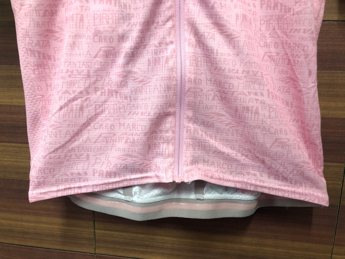 IQ354 ラファ Rapha Pantani Jersey 半袖 サイクルジャージ ピンク S 裾ゴム伸び