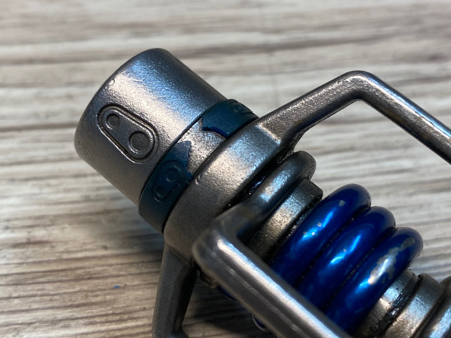 IT837 クランクブラザーズ crankbrothers egg beater 3 ビンディングぺダル 青 ※カラーリング破損