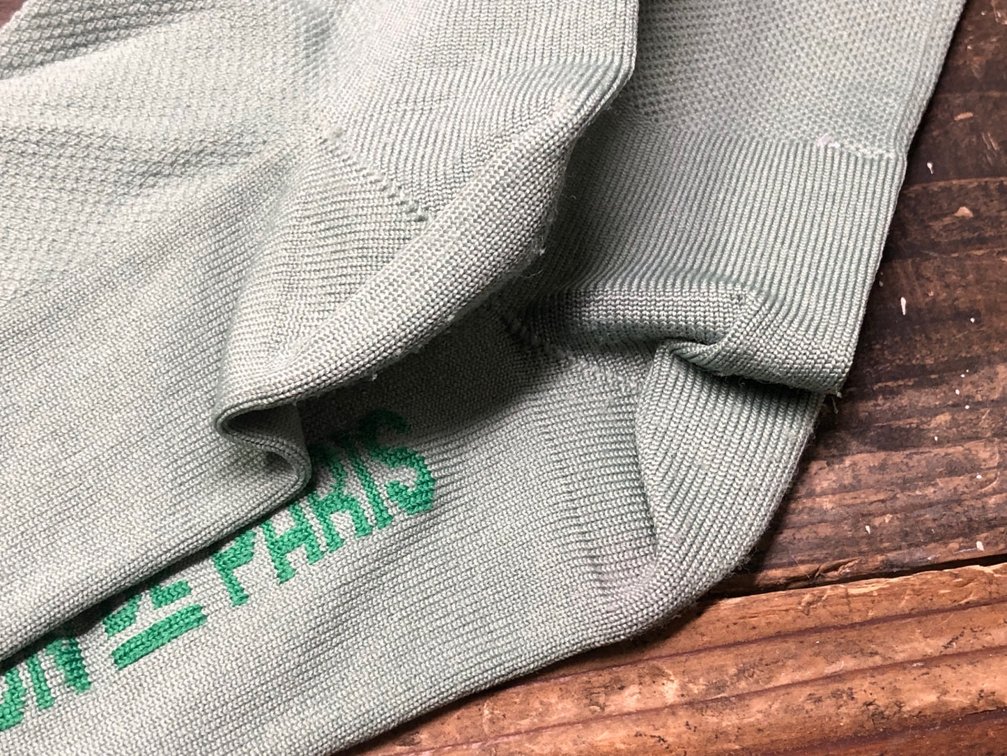 IO489 プロトンド パリ PELOTON DE PARIS ソックス 靴下 赤紫 US6.5~9