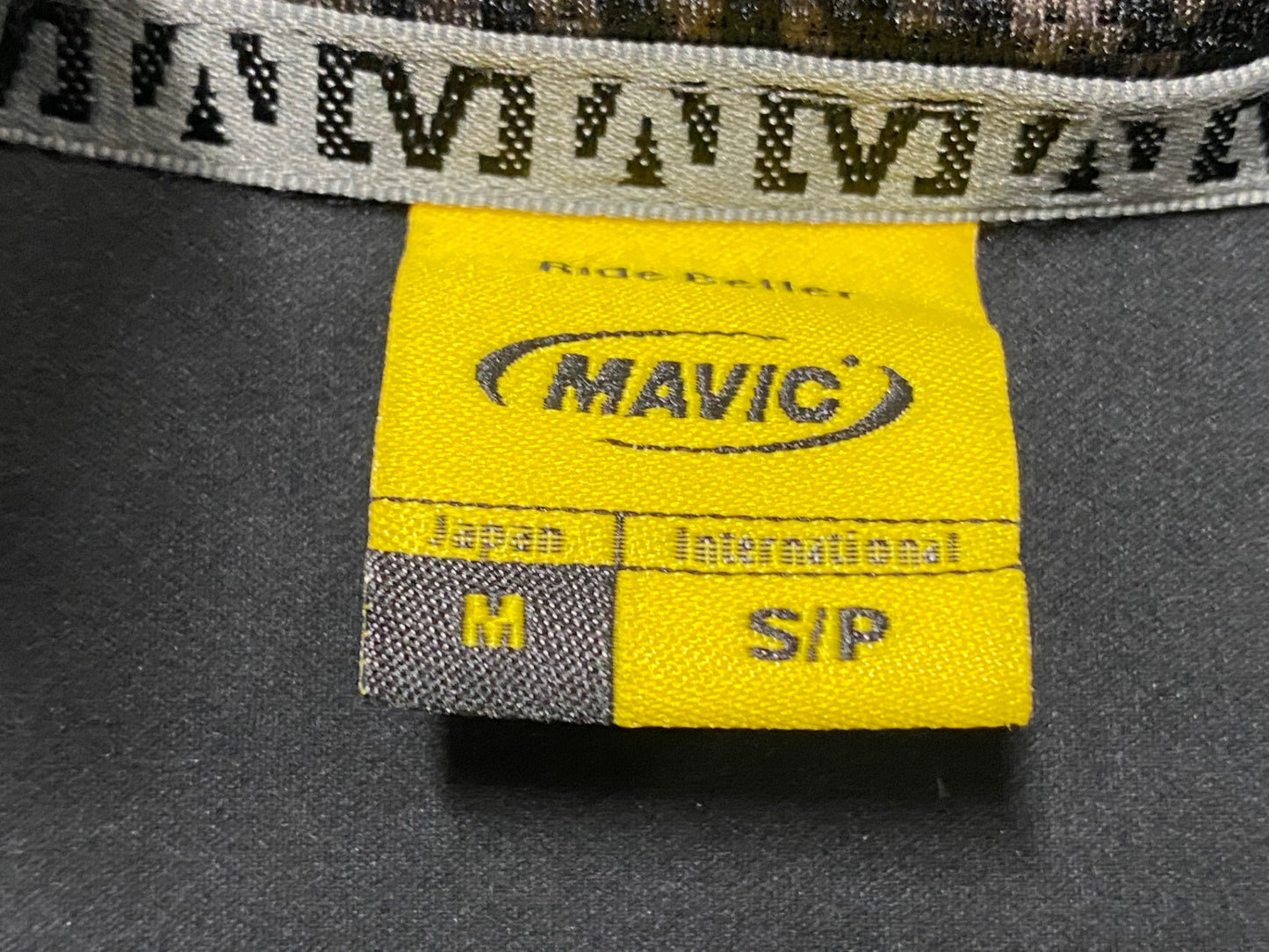 IZ549 マヴィック MAVIC 長袖サイクルジャージ 黒 M 擦れ