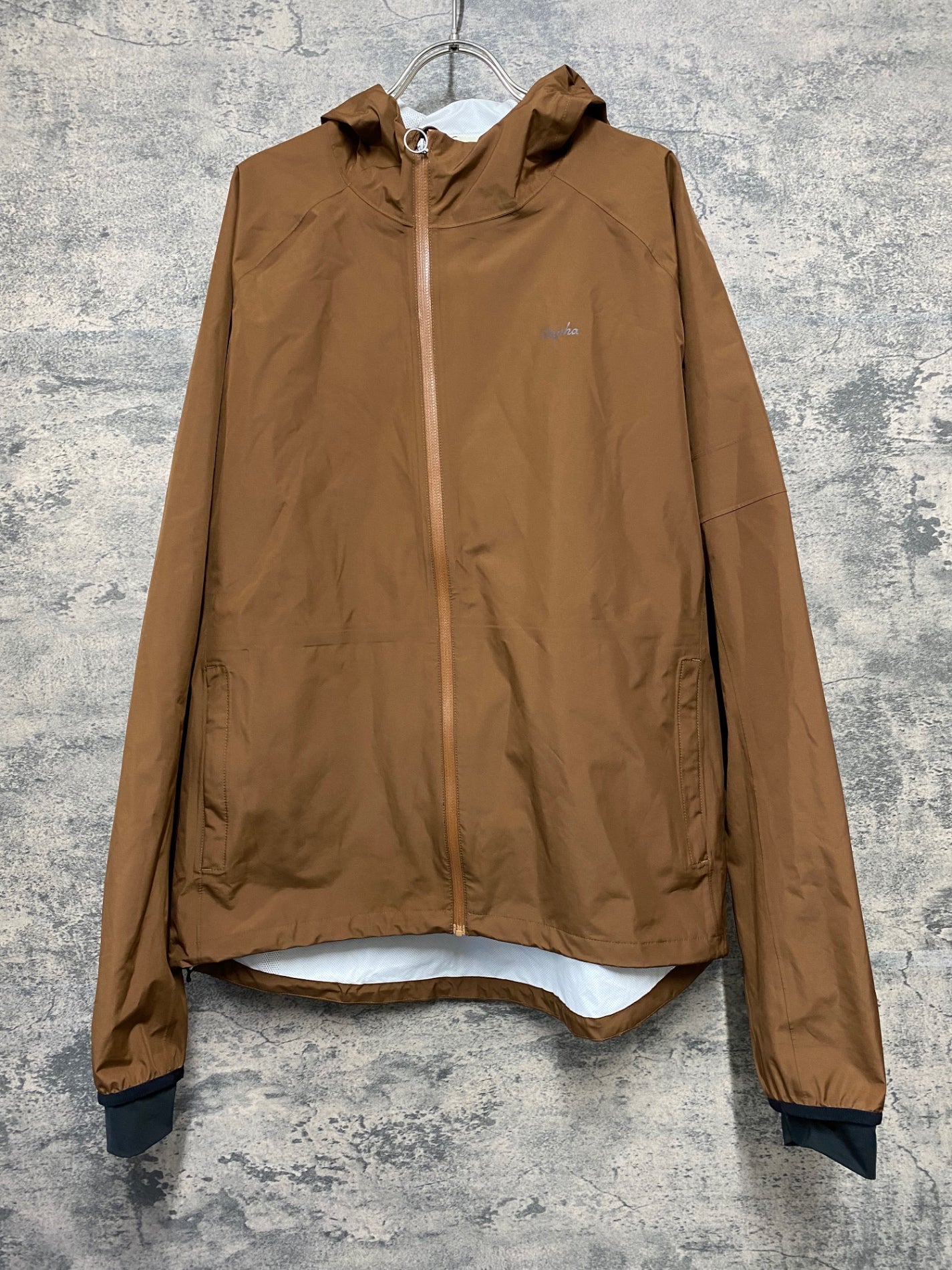 JB126 ラファ Rapha COMMUTER JACKET 長袖 サイクルジャケット 茶 L