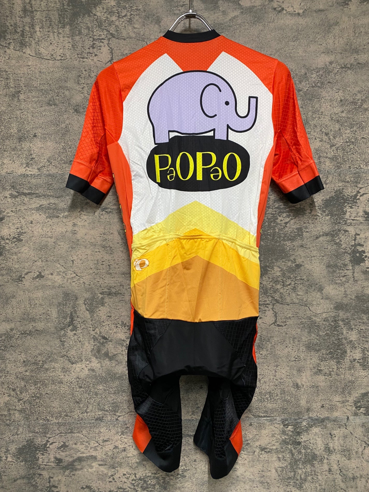 IQ040 パールイズミ PEARL iZUMi 半袖 セパレート ワンピース XL 未使用品 茄子