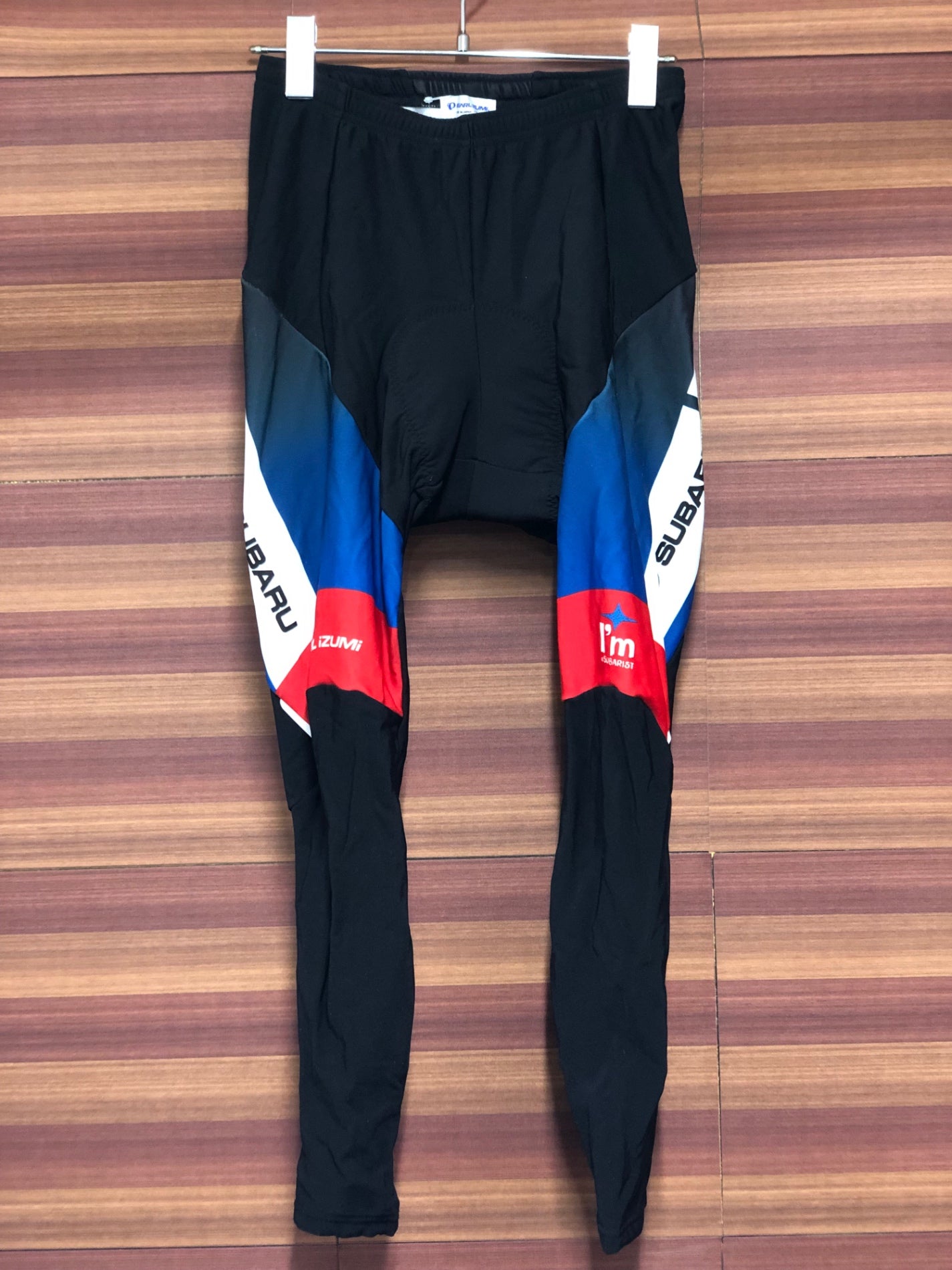 IR200 パールイズミ PEARL iZUMi レーサータイツ 黒青 M 裏起毛 SUBARU