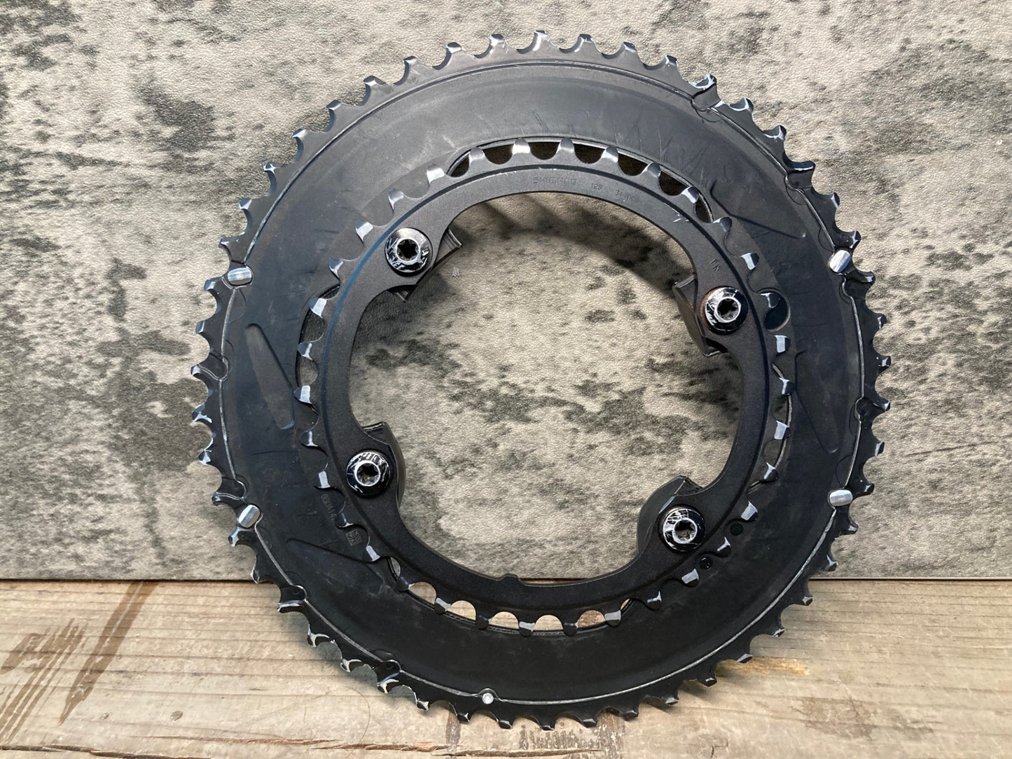 IR993 シマノ SHIMANO アルテグラ ULTEGRA FC-R8100 12S チェーンリング 50-34T 取付ボルト付き