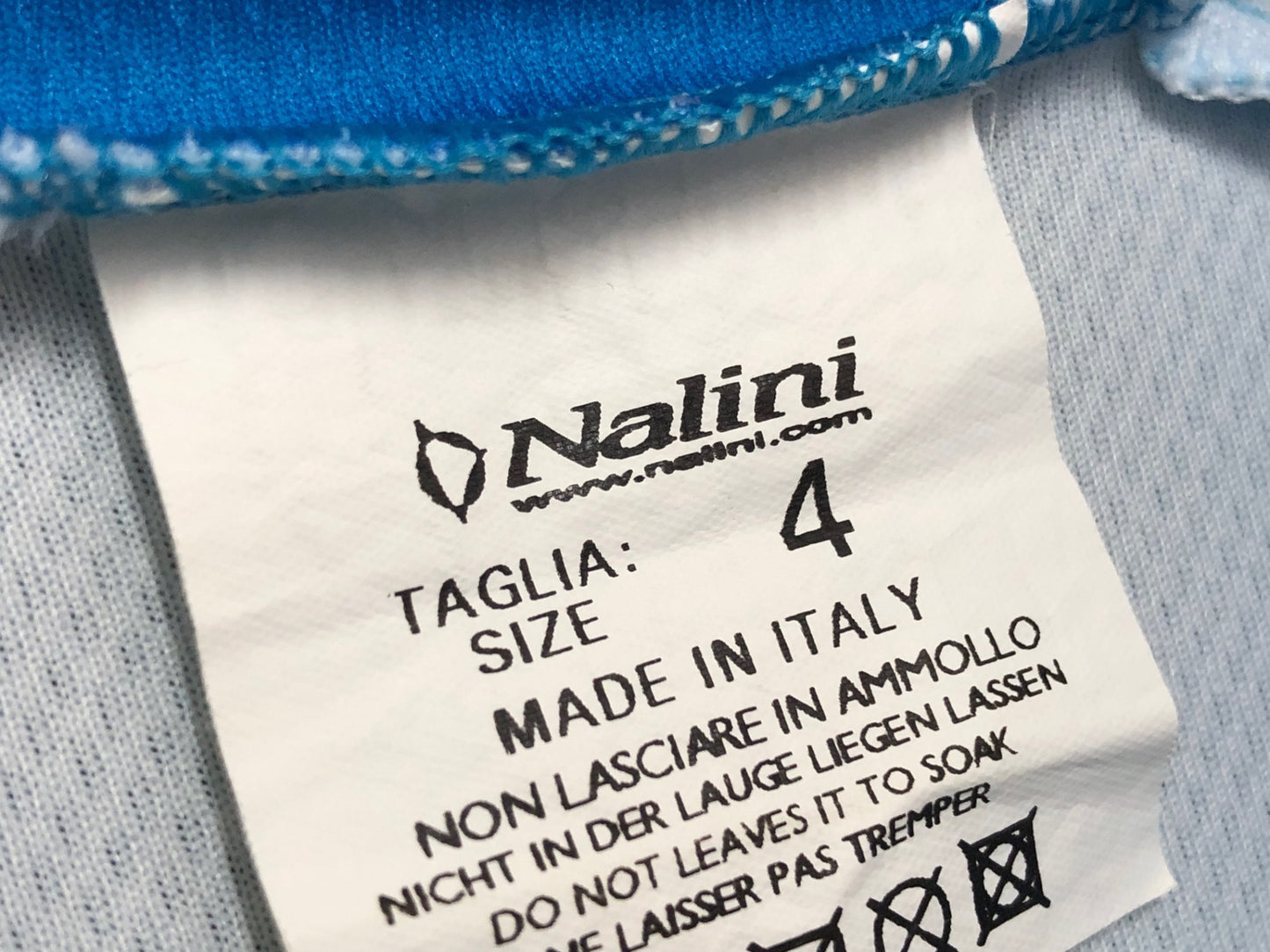 IS070 ナリーニ Nalini 半袖 サイクルジャージ 水色 4