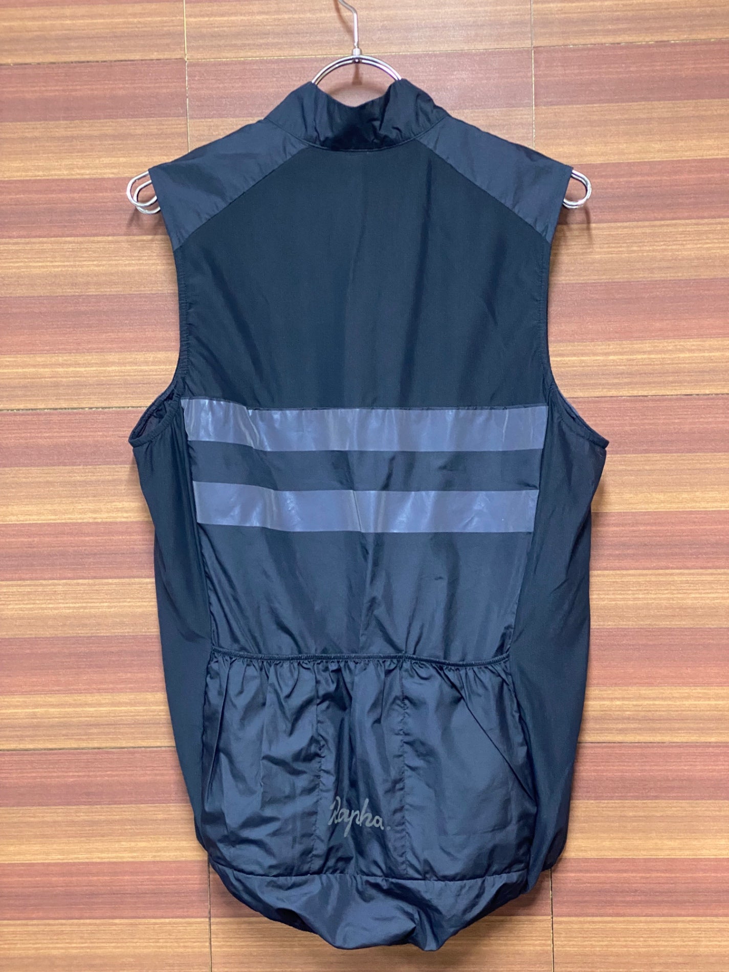 II878 ラファ Rapha BREVET REFLECTIVE GILET サイクルベスト ジレ 紺 S